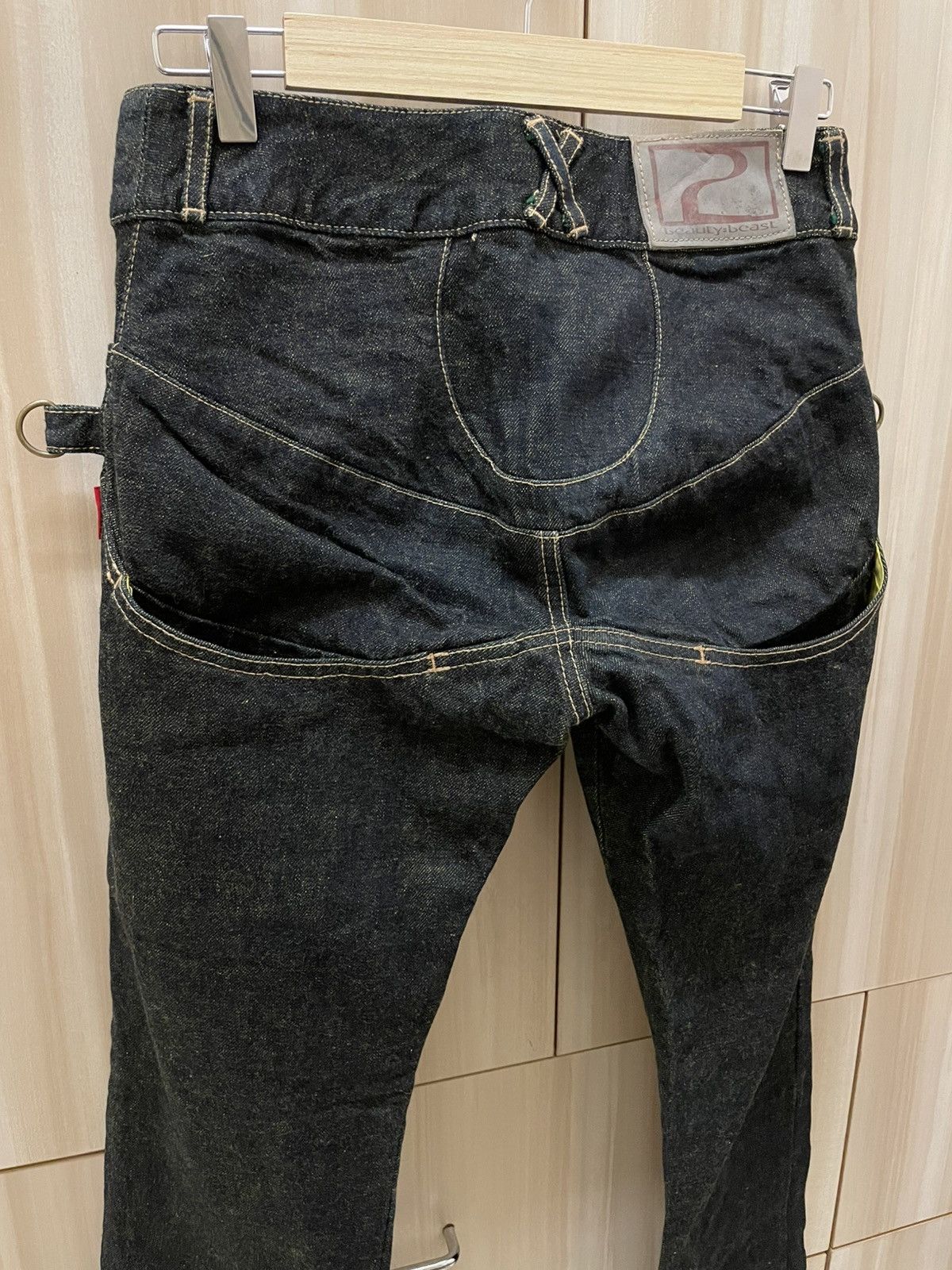 Beauty Beast Vtg Beauty:Beast AW98/99 Dark Knight Denim Jeans Size US 29 - 6 Thumbnail