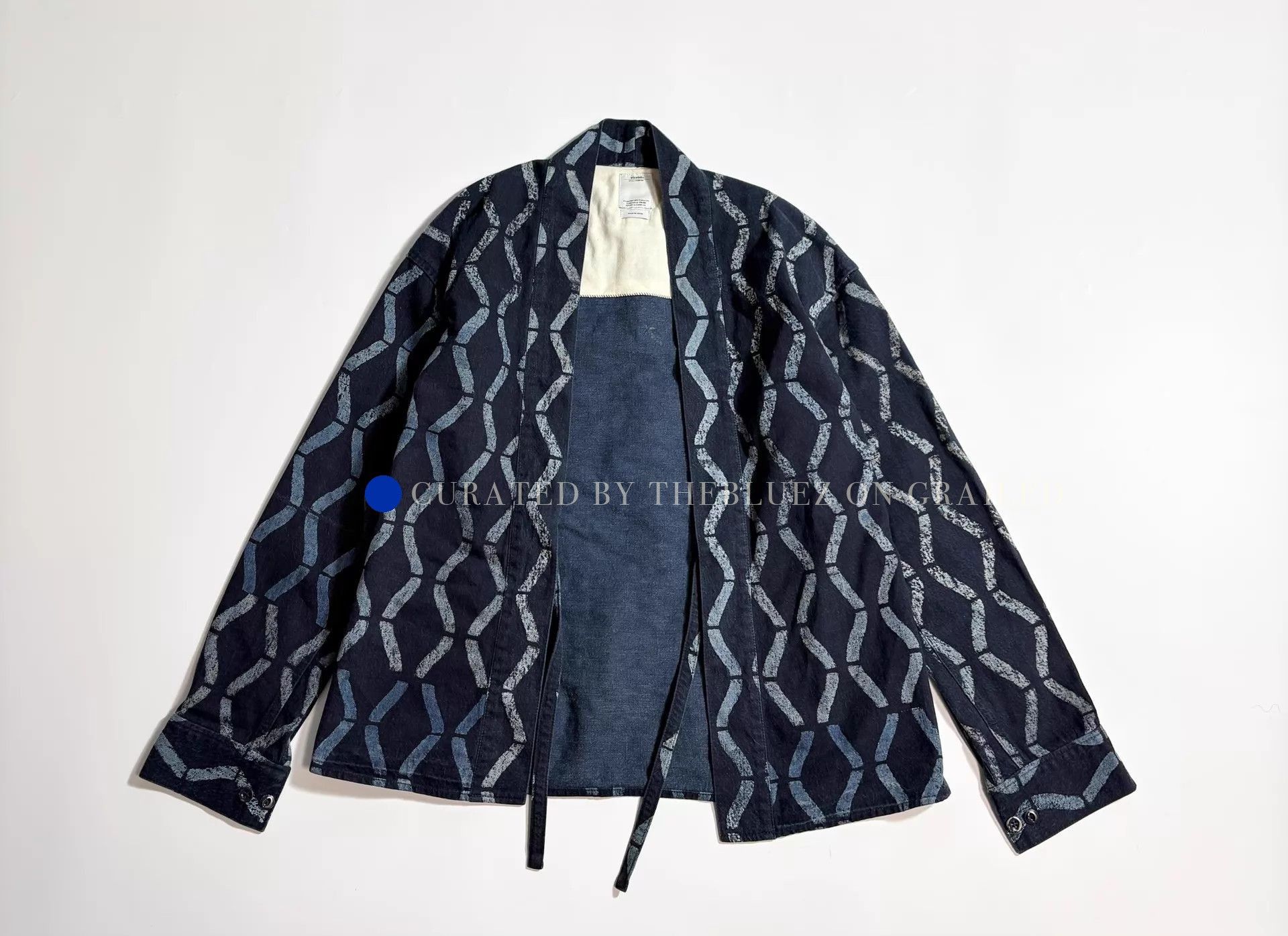 Visvim Indigo Bamboo Haori Jacket in Blue Size US M / EU 48-50 / 2 - 1 Thumbnail