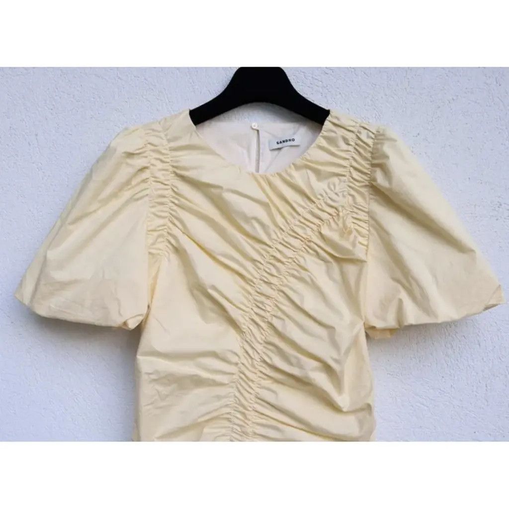 Sandro Sandro new dress ecru Size S / US 4 / IT 40 - 5 Thumbnail