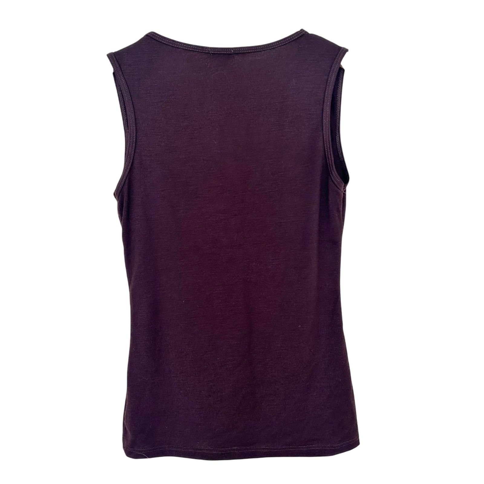 Vintage Vintage Storm Brown Sequin V Neck Tank Top Sz S Size S / US 4 / IT 40 - 4 Thumbnail