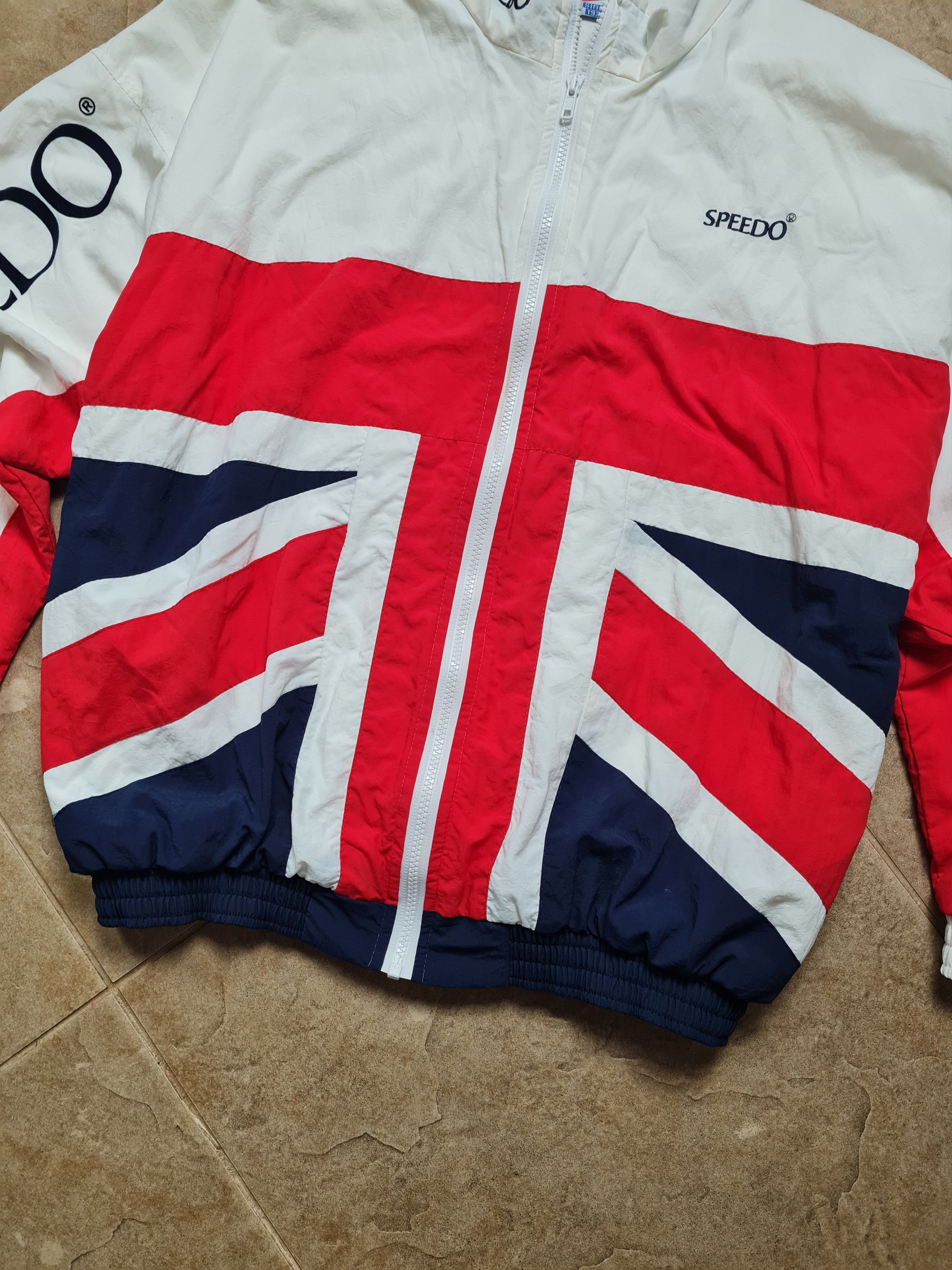 Speedo Vintage Jacket Speedo Union Jack Triathelite 80s Windbreaker Size US S / EU 44-46 / 1 - 4 Thumbnail