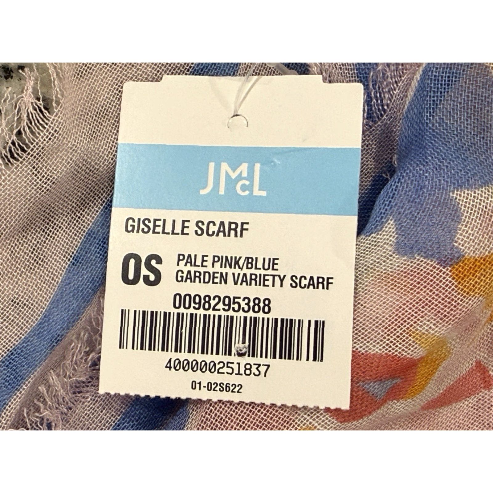 J.McLaughlin J Mclaughlin Giselle Scarf Women Multicolor Silk Blend Floral Garden Variety NWT Size ONE SIZE - 2 Thumbnail