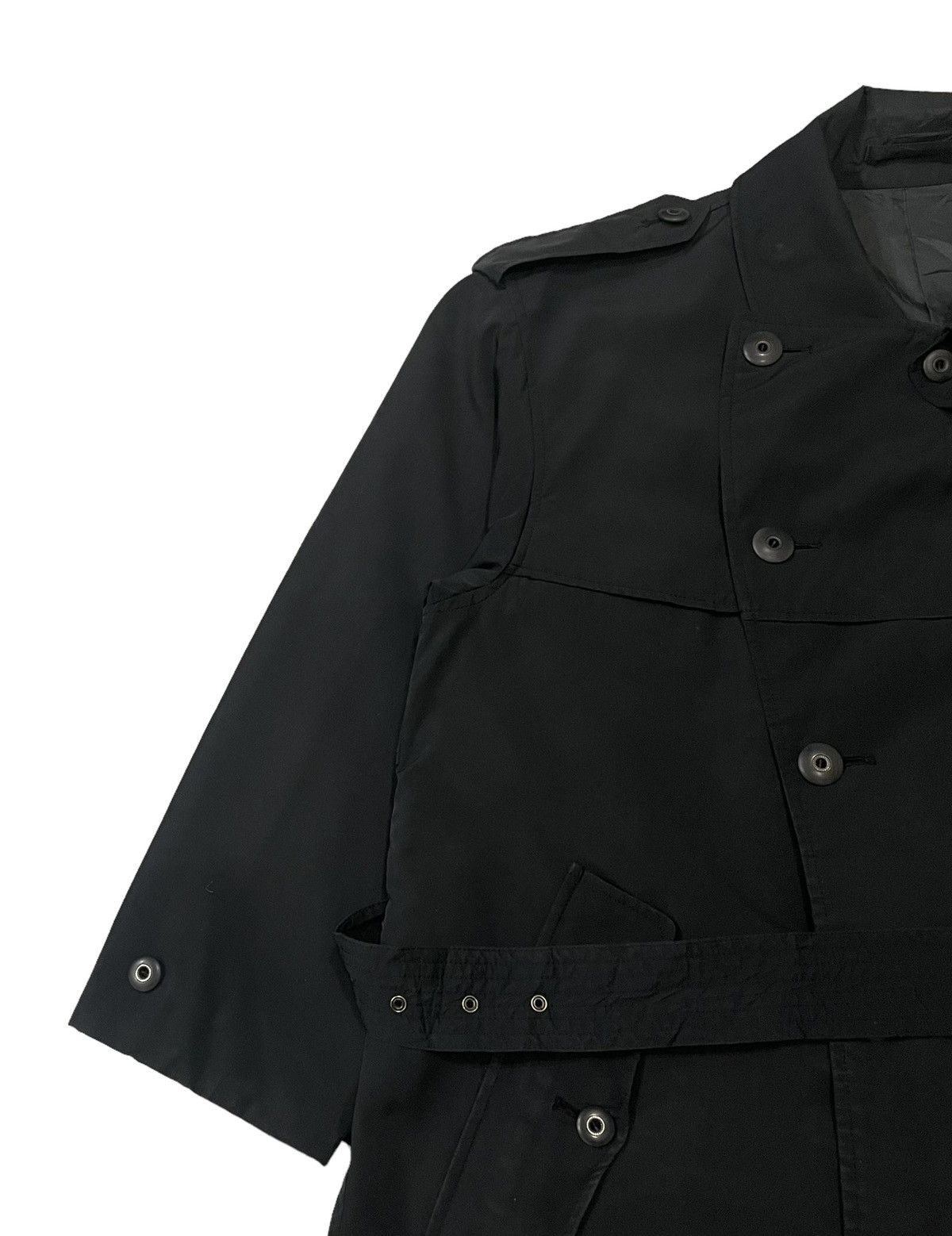 JUN MEN Vintage Jun Men Iconic Embroidery Logo Belted Trenchcoat Size US M / EU 48-50 / 2 - 13 Thumbnail