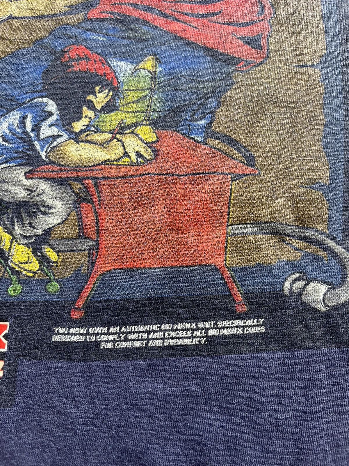 Vintage Vintage BIO MKNX RAW ELEMENTZ Art design Tshirt Size US XXL / EU 58 / 5 - 11 Thumbnail