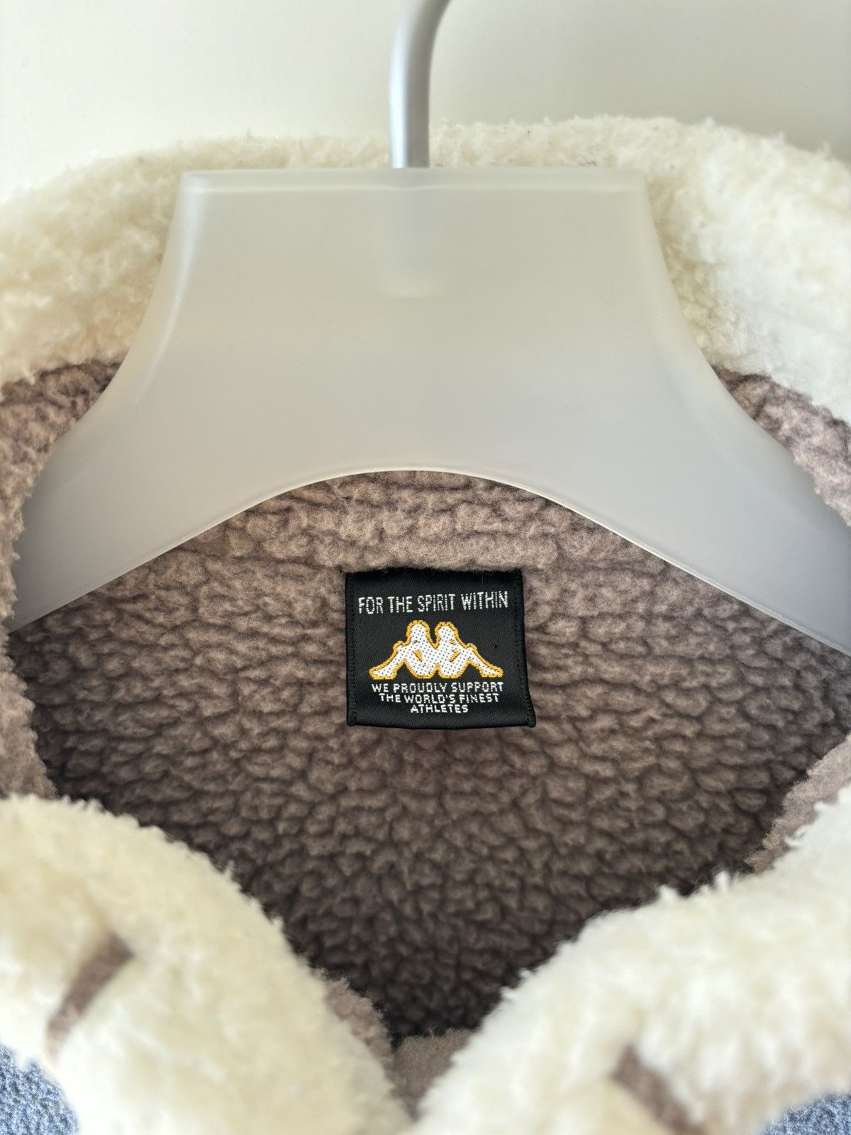 Kappa × Vintage Kappa Vintage 90’s Sherpa Fleece Jacket Size US S / EU 44-46 / 1 - 9 Thumbnail