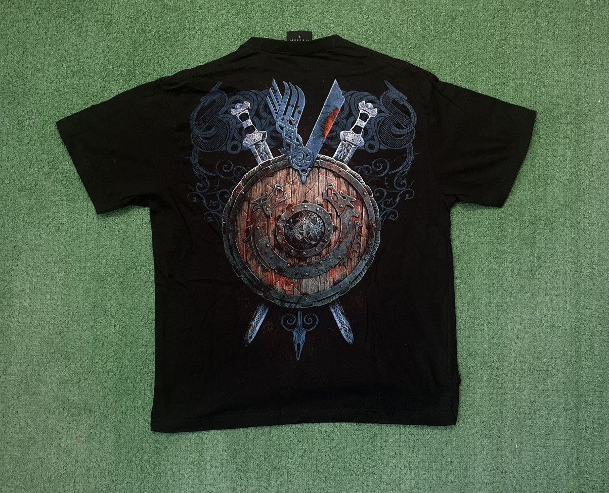 Other × Vintage Vikings Print Black Tee Movie Size US L / EU 52-54 / 3 - 2 Thumbnail