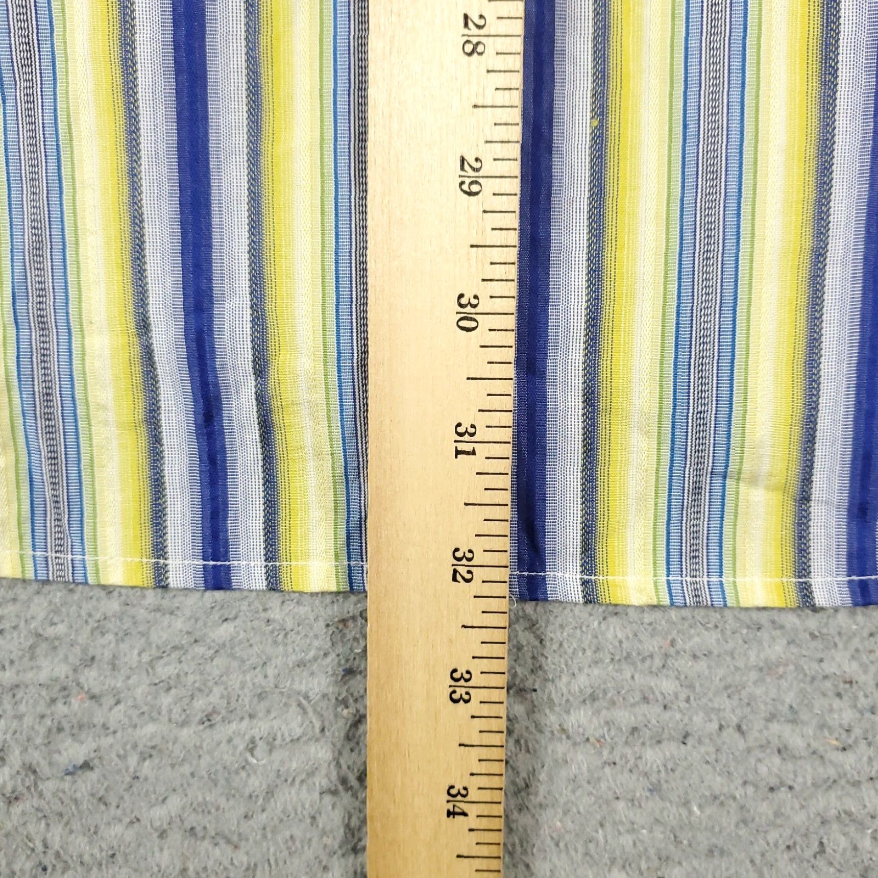 Tommy Hilfiger Tommy Hilfiger Shirt Mens XL Yellow Blue Striped Button-Up Long Sleeve Mens Size US XL / EU 56 / 4 - 7 Thumbnail