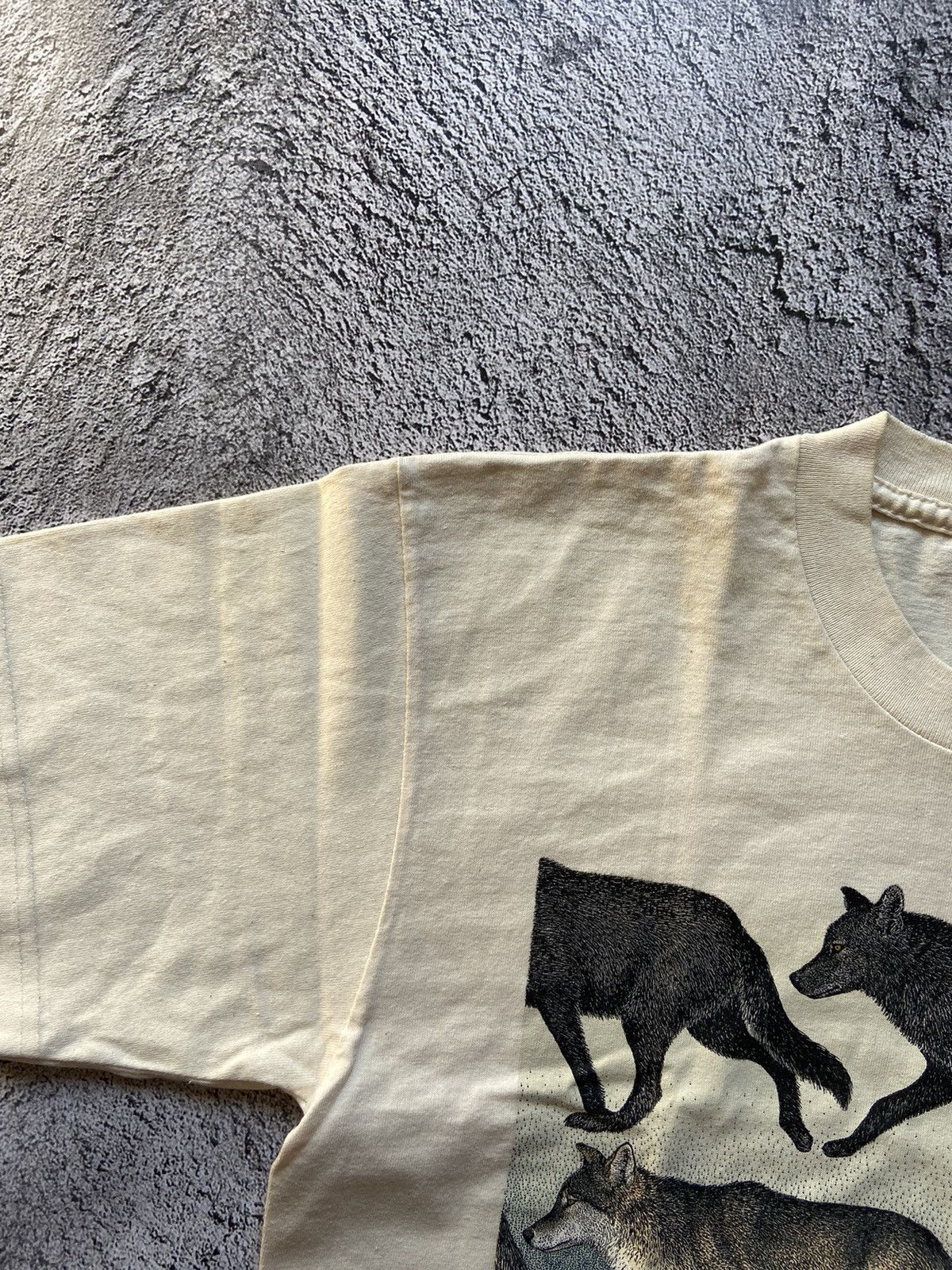 Vintage Vintage Wolf Diana Dee Tyler Distressed Tee Size US M / EU 48-50 / 2 - 10 Thumbnail