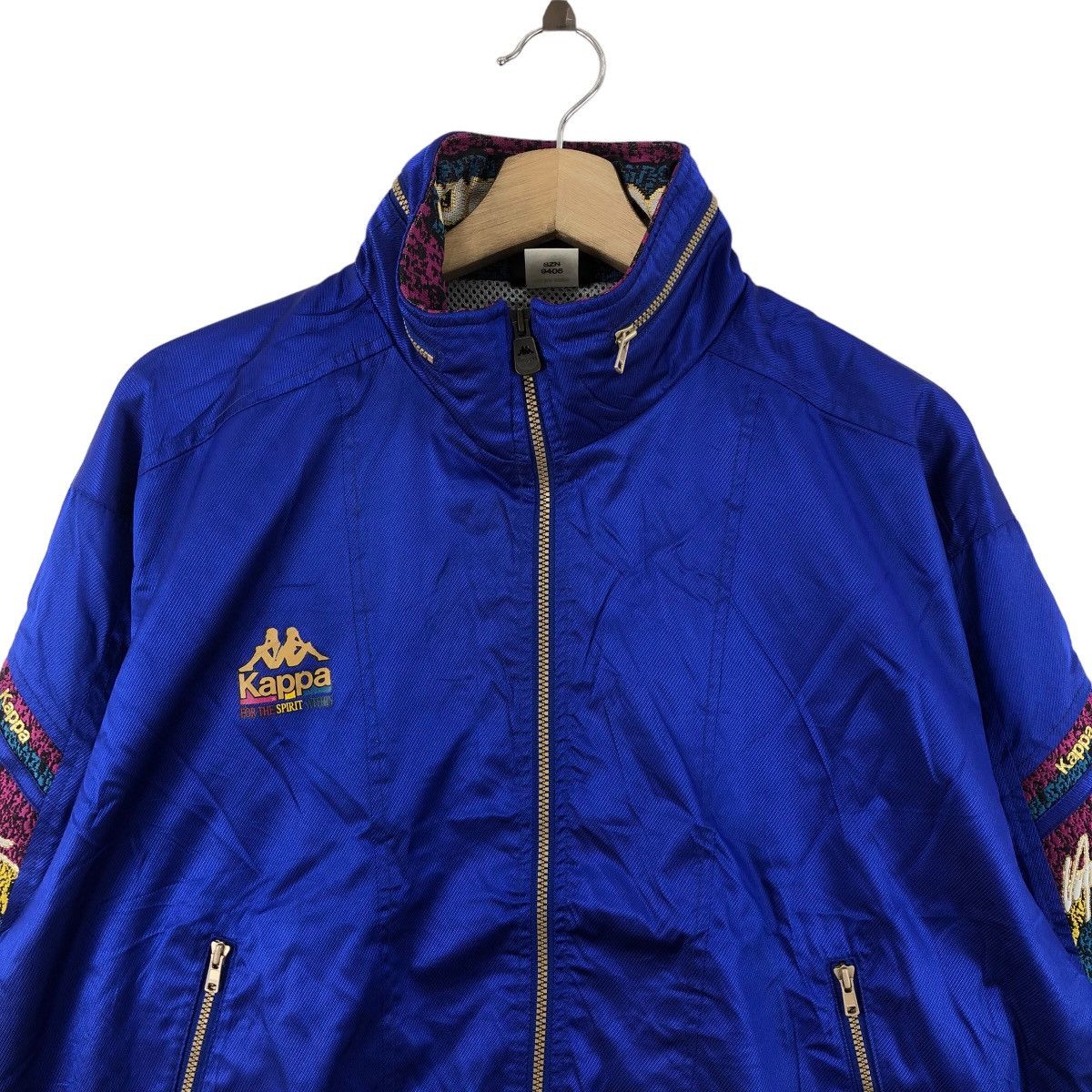 Kappa × Vintage Vintage 90s KAPPA Jacket Windbreaker Pull Out Hoodie Size US L / EU 52-54 / 3 - 2 Thumbnail