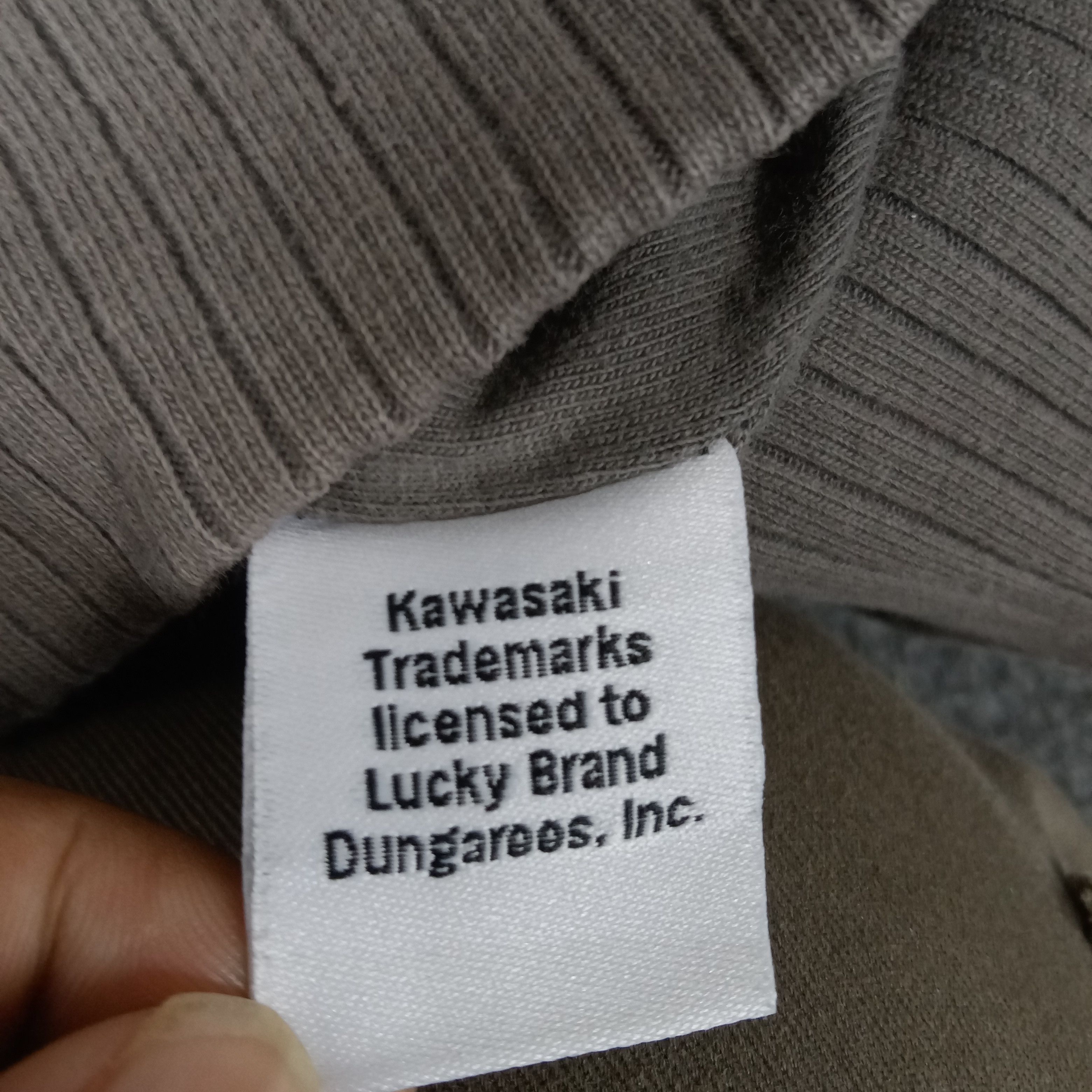 Lucky Brand × Vintage Kawasaki Japanese Motorsports Racing Jacket Size US L / EU 52-54 / 3 - 9 Thumbnail