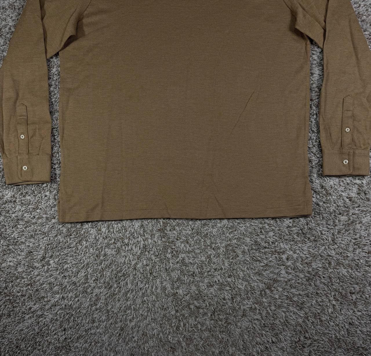 Polo Ralph Lauren Polo Ralph Lauren Men's Custom Slim Fit Herringbone Polo Size US XL / EU 56 / 4 - 4 Thumbnail