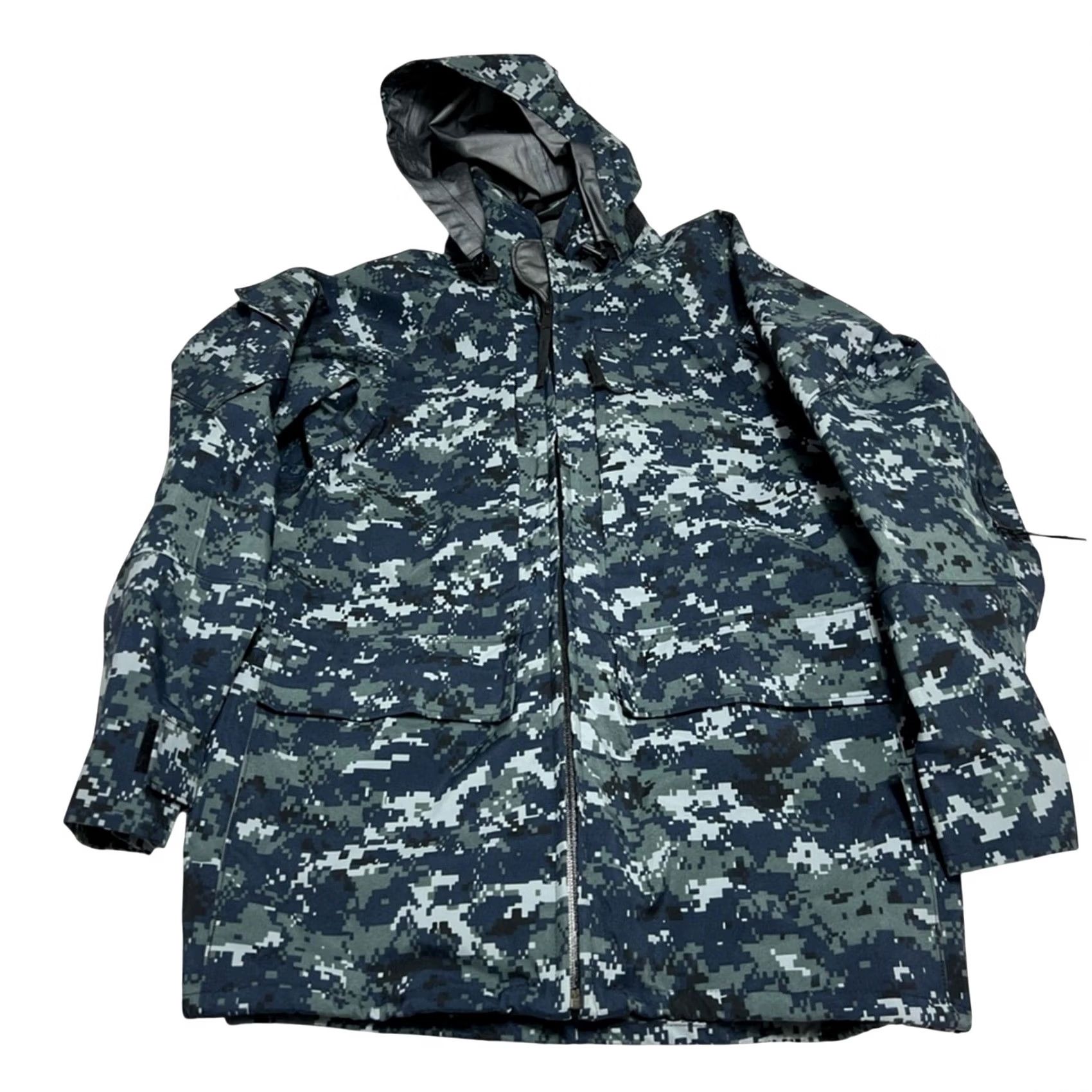 Vintage US NAVY NWU GORE-TEX COLD WEATHER DIGITAL PARKA NO LINER SMALL REG Navy Jacket Military Jacket Mens Blue GORE-TEX Parka - fast shipping Size US S / EU 44-46 / 1 - 2 Thumbnail