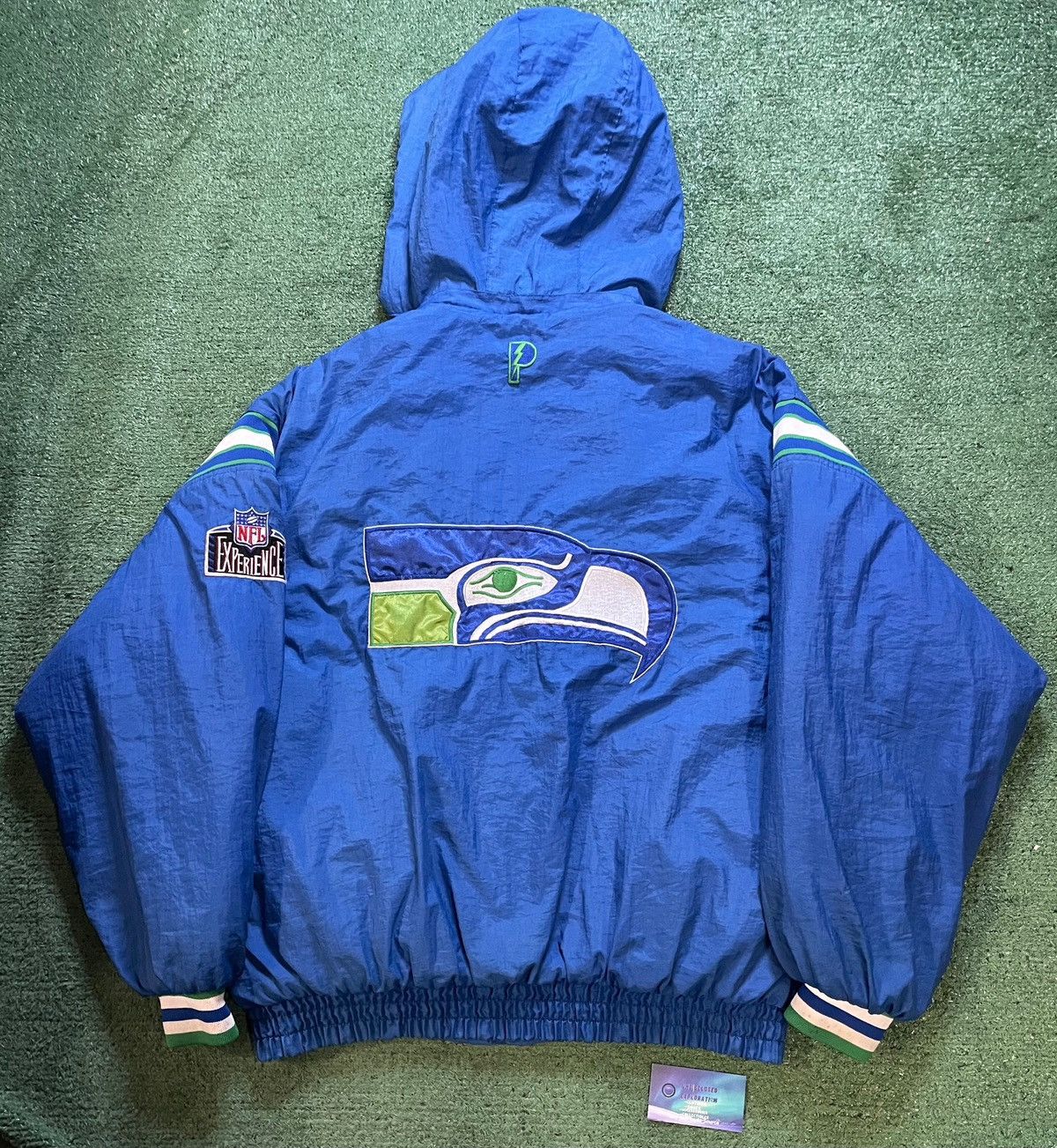Pro Player Vintage 1990s Seattle Seahawks reversible pro player Jacket Size US XL / EU 56 / 4 - 2 Thumbnail