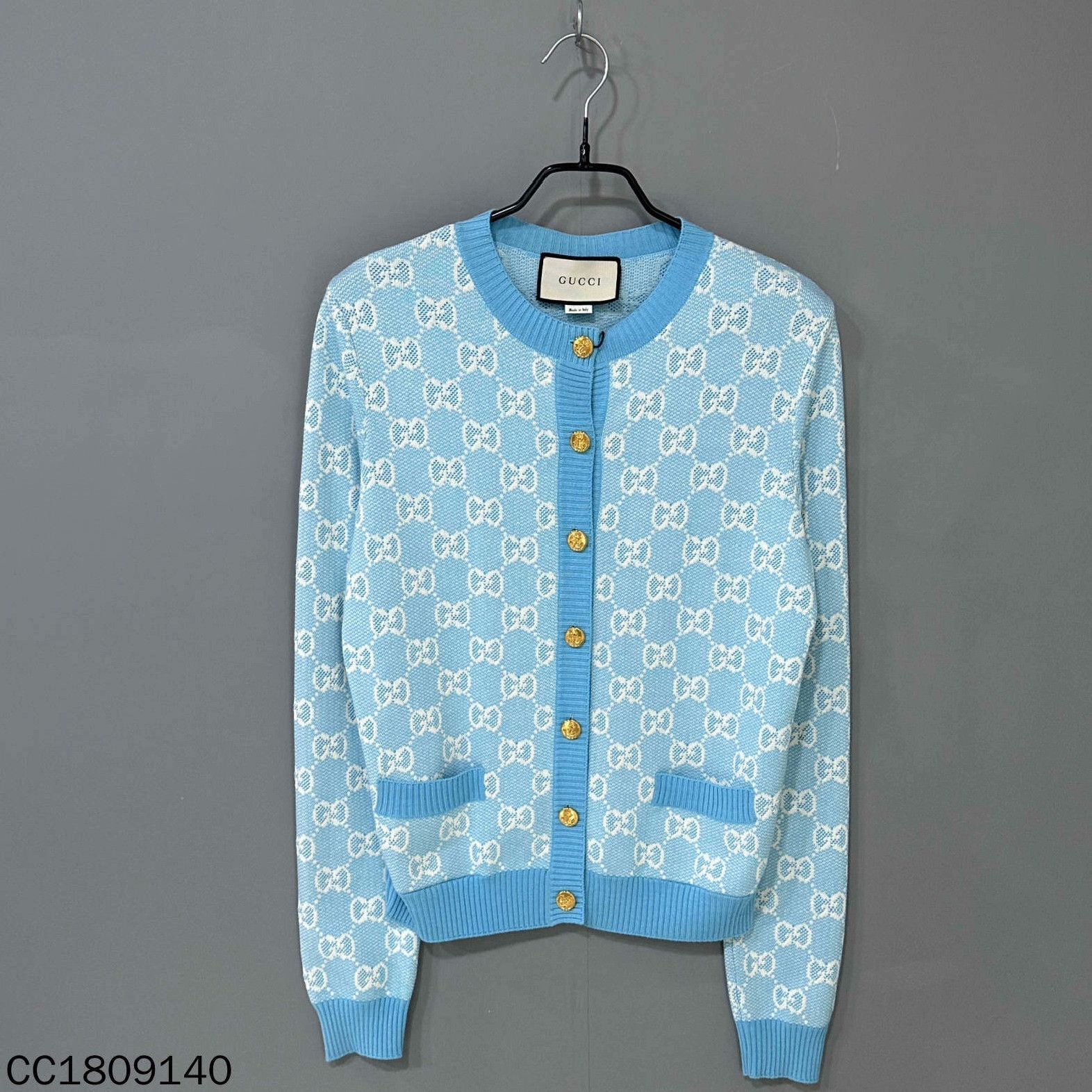 Gucci Gucci Blue Sweater S Women Size S / US 4 / IT 40 - 1 Thumbnail