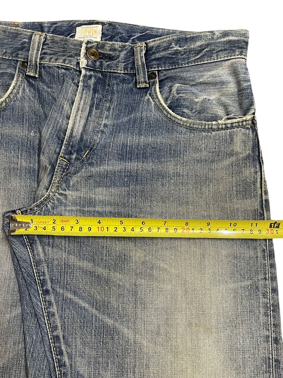 Edwin Vintage Japan Edwin 505zx Faded Wash Style Baggy Jeans Size US 33 - 16 Thumbnail