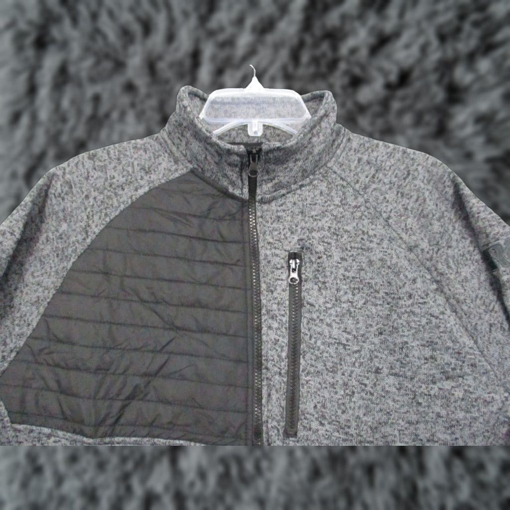 Vintage NRA 1/4 Zip Pullover XL Men Shooting Jacket Heather Gray Black Tactical Pullover Shirt Knit Zipper Mock Neck Winter Spring Fall Size US XL / EU 56 / 4 - 1 Thumbnail