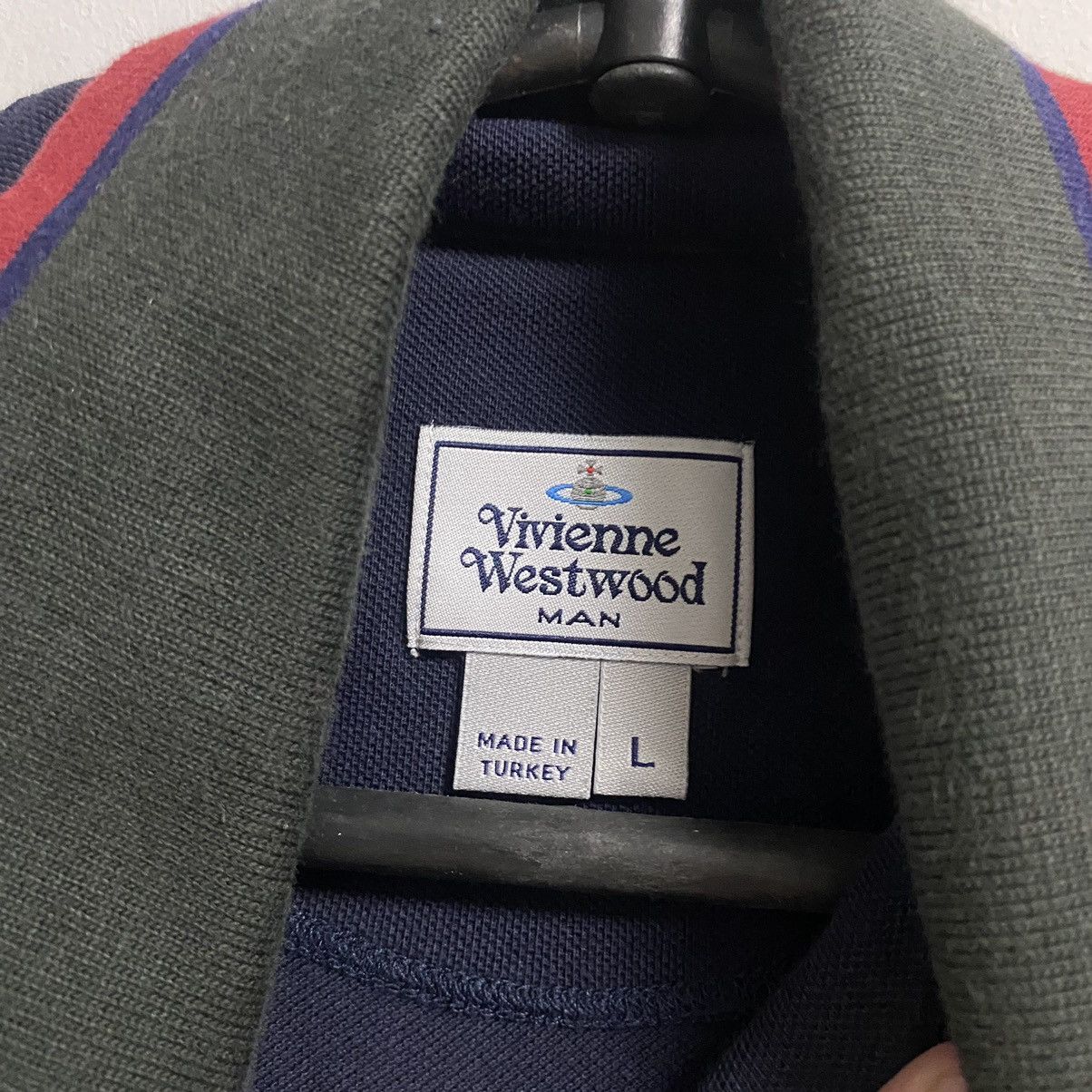 Vivienne Westwood Vintage Vivienne Westwood polo shirt rare blue Size US L / EU 52-54 / 3 - 8 Thumbnail