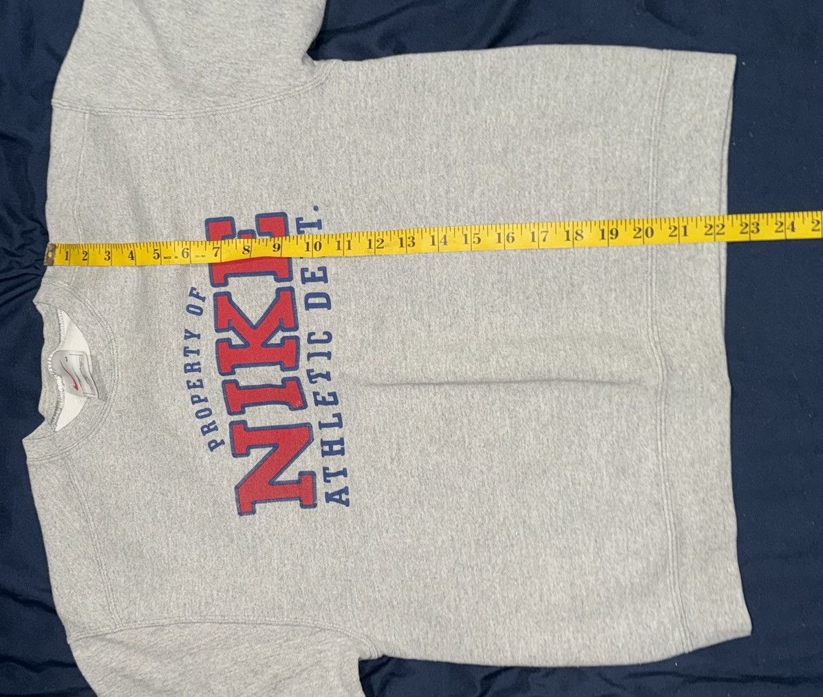 Nike × Vintage Vintage Nike Athletic Dept. Sweatshirt Medium Gray Size US M / EU 48-50 / 2 - 5 Thumbnail