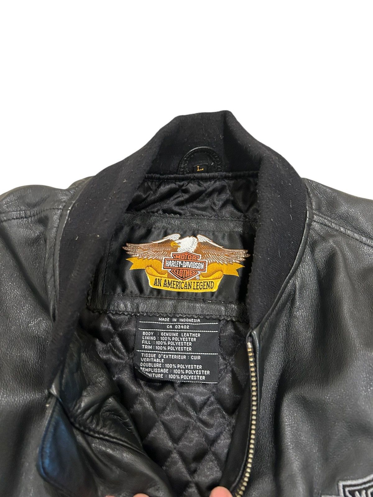 Harley Davidson Harley Davidson Leather Jacket Size US L / EU 52-54 / 3 - 3 Thumbnail