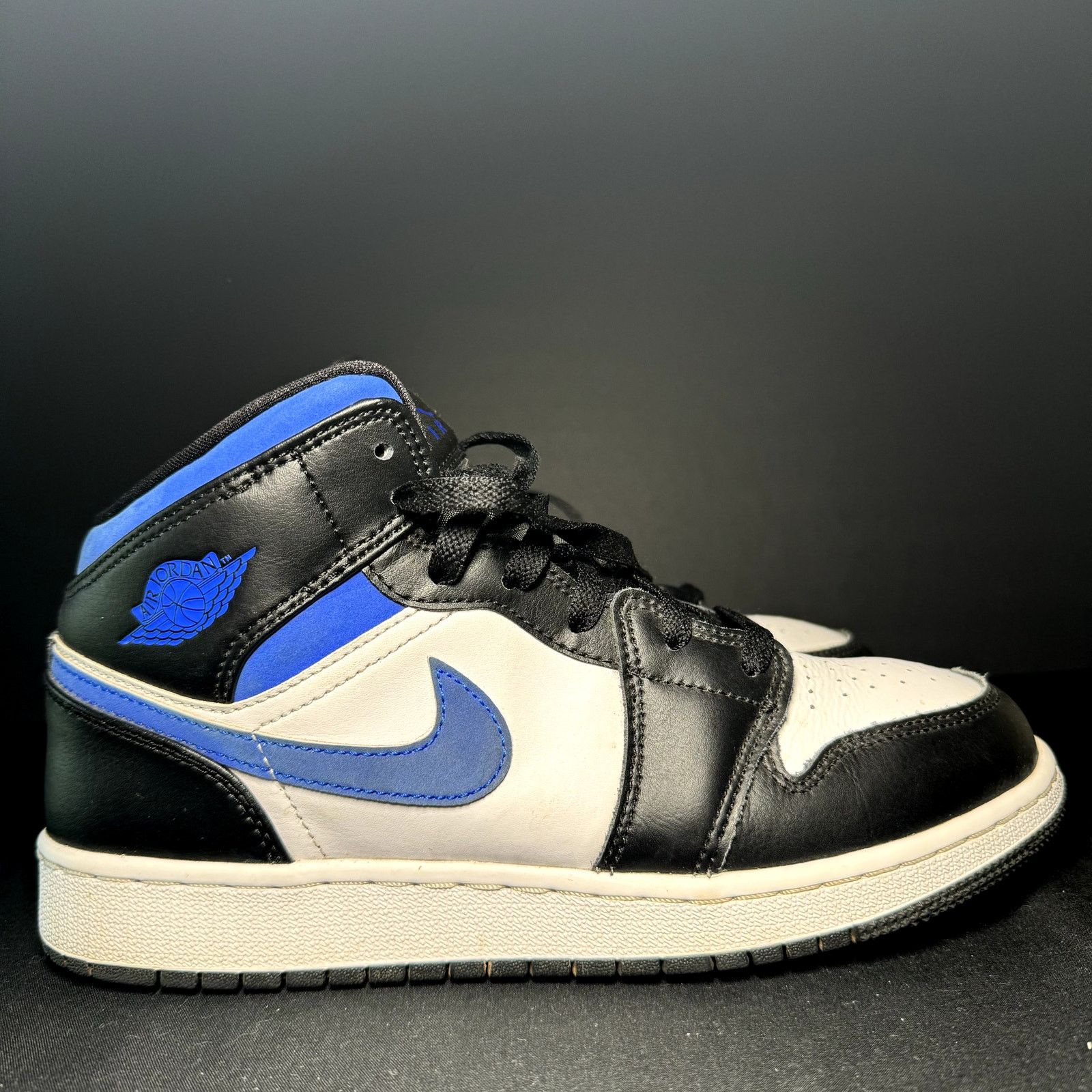 Jordan Brand × Nike Nike Air Jordan 1 Mid GS Racer Blue Men's Shoes - Size 7 Size US 7 / EU 40 - 1 Thumbnail