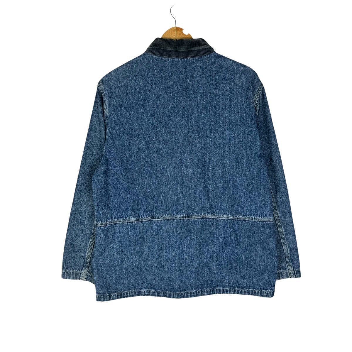 Lee × Vintage ⚡️LEE RIVETED DENIM WORKWEAR JACKET Size M / US 6-8 / IT 42-44 - 5 Thumbnail