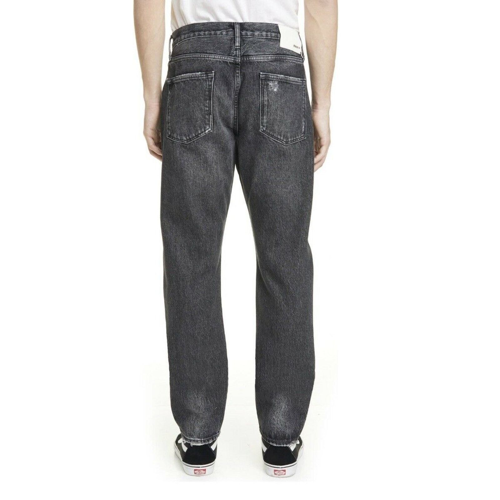 Ovadia & Sons Ovadia & Sons Men's Straight Taper Jeans Black Denim Size 32 Size US 32 / EU 48 - 2 Thumbnail