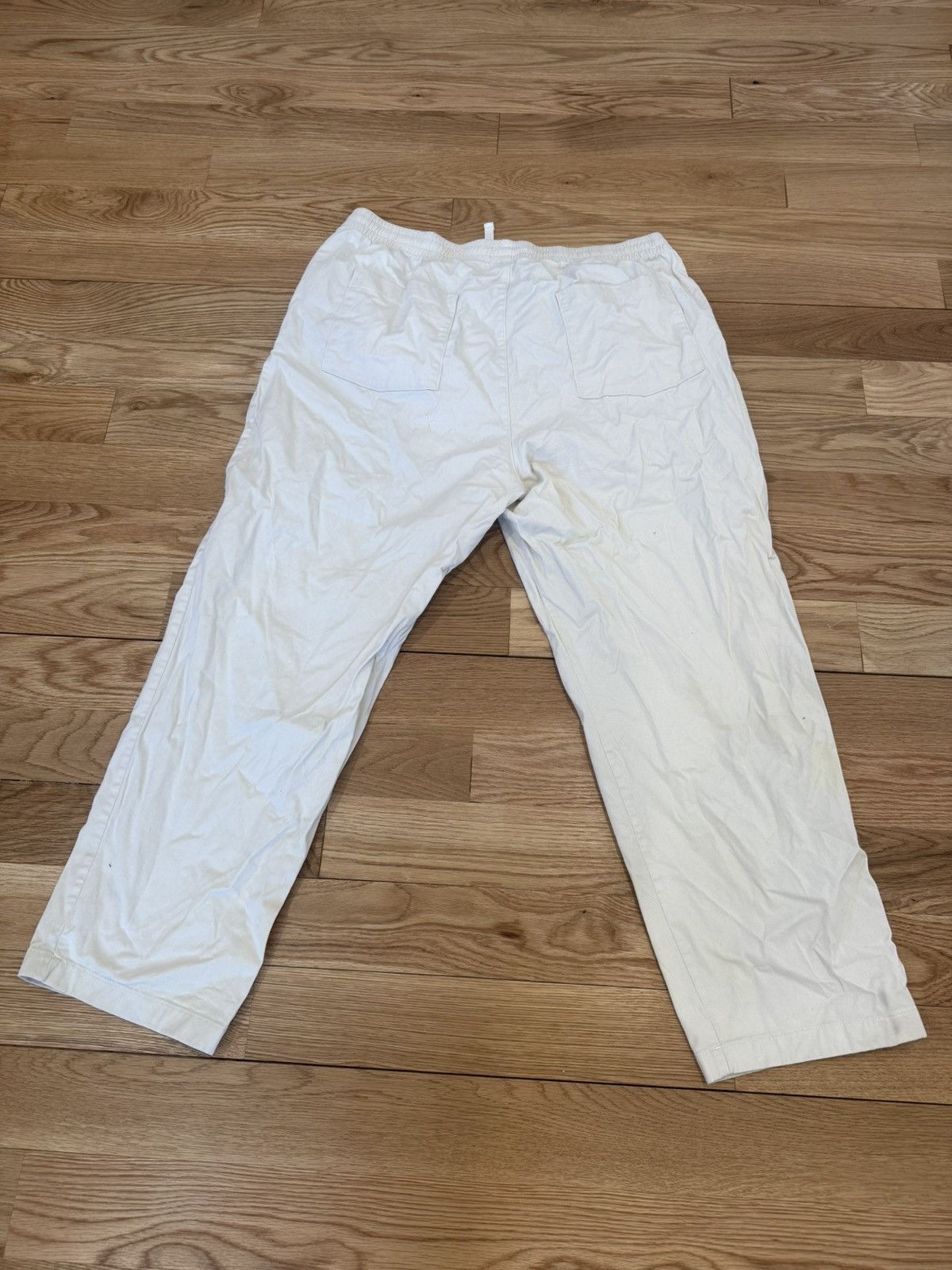 Uniqlo Uniqlo Relaxed Fit Pants – White / Off-White – XL (36–38) Size US 36 / EU 52 - 5 Thumbnail