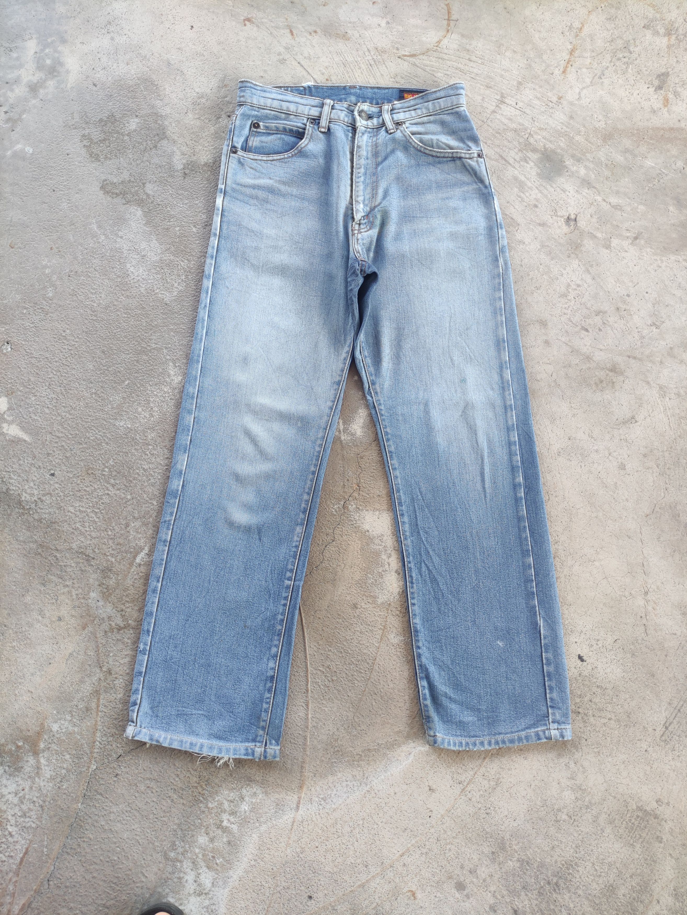 Big John Vintage Big John Jean Distressed Faded Denim Pants Size US 28 / EU 44 - 1 Thumbnail