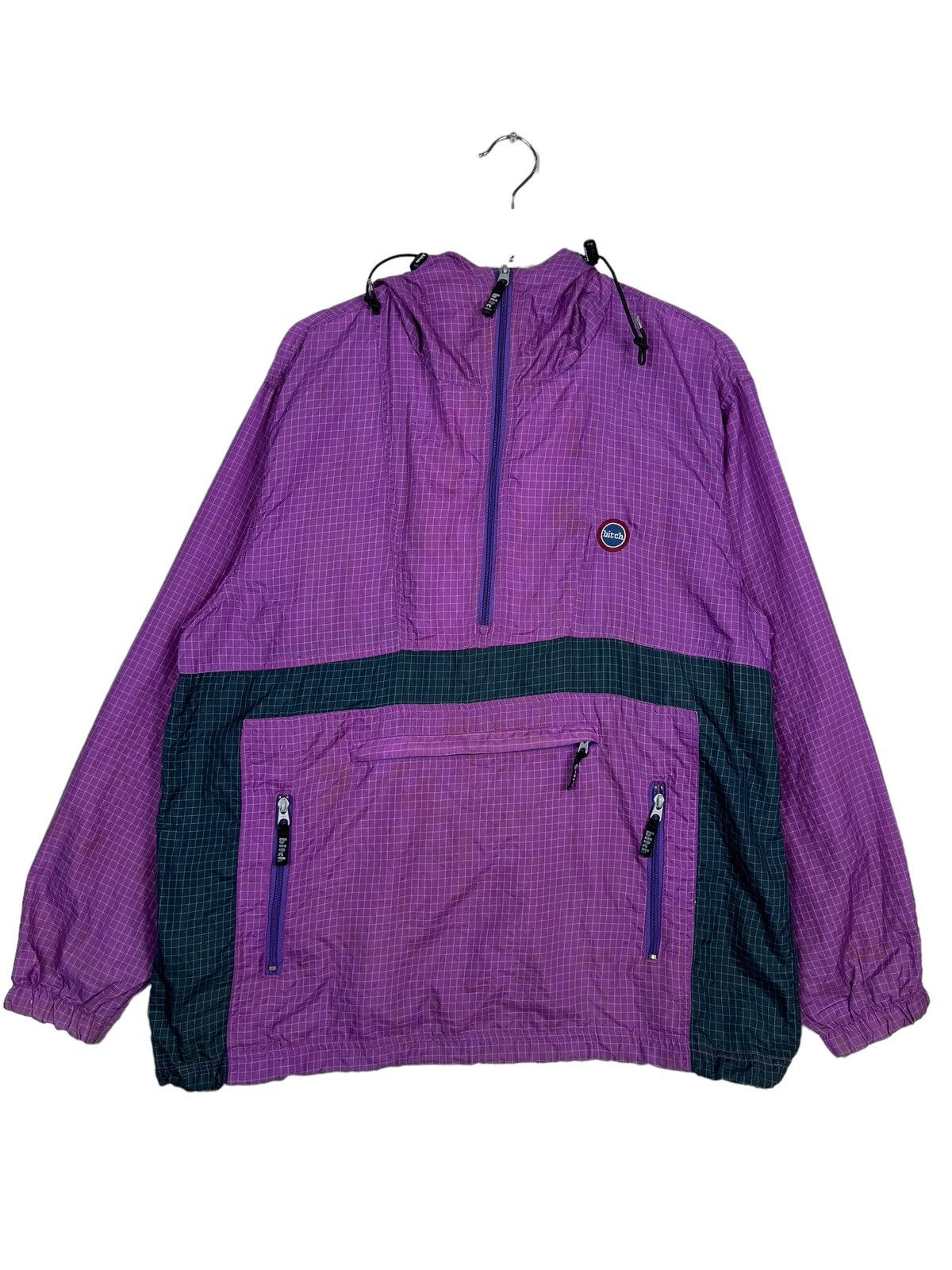 Other 🔥 VINTAGE 1990s BITCH SKATEBOARDS ANORAK JACKET Size US M / EU 48-50 / 2 - 1 Thumbnail
