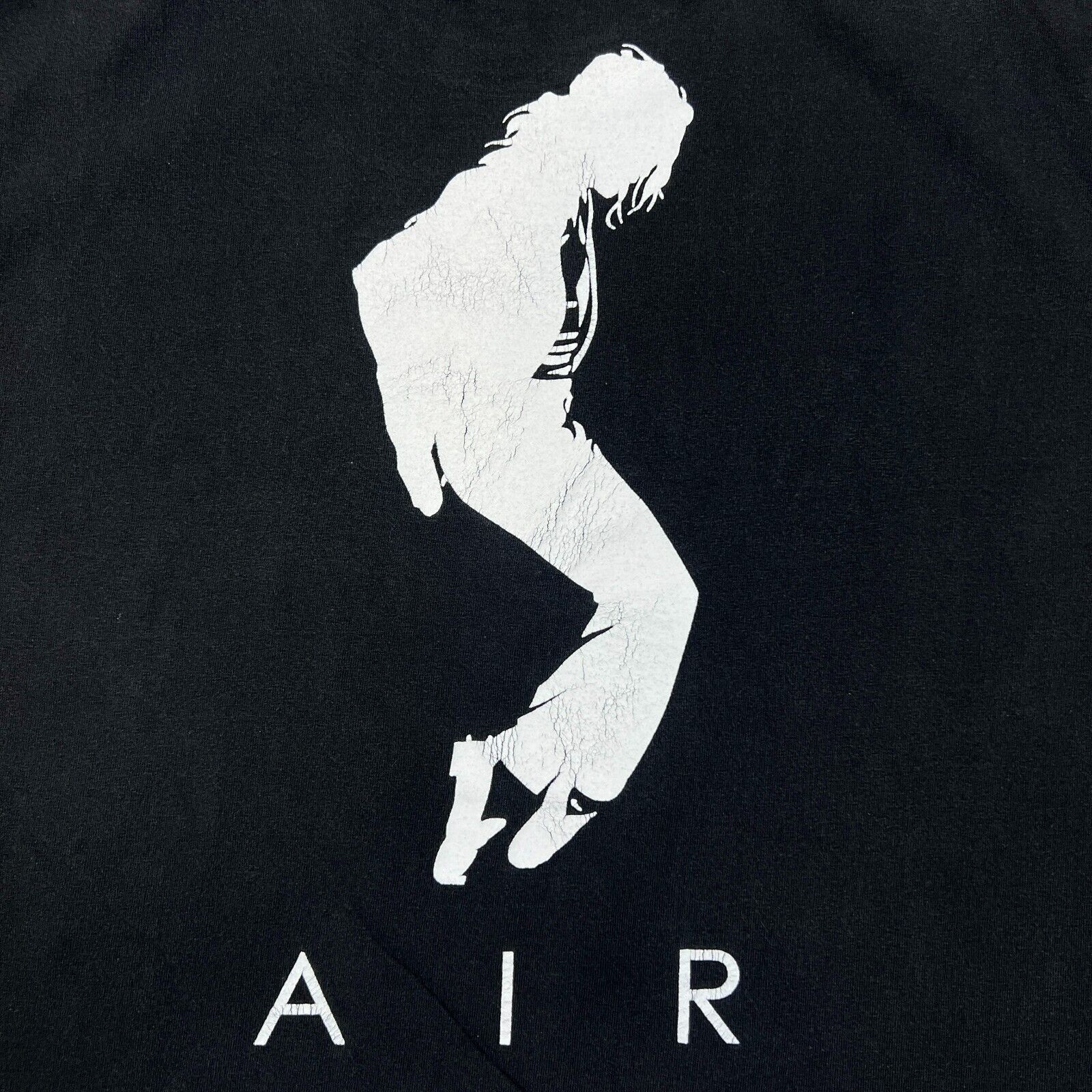 Michael Jackson × Rap Tees × Vintage Vintage 90s Air Michael Jackson T Shirt Short Sleeve Tee Size US L / EU 52-54 / 3 - 4 Thumbnail