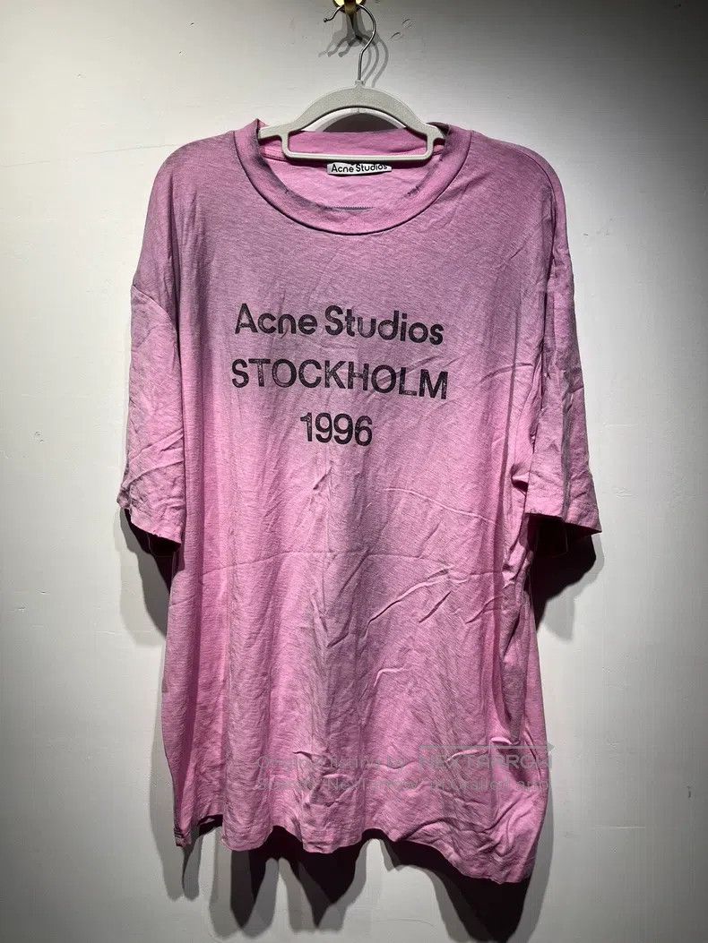 Acne Studios Acne Studios 1996 Letter Printed Vintage Short Sleeve T-Sh Size US L / EU 52-54 / 3 - 1 Thumbnail