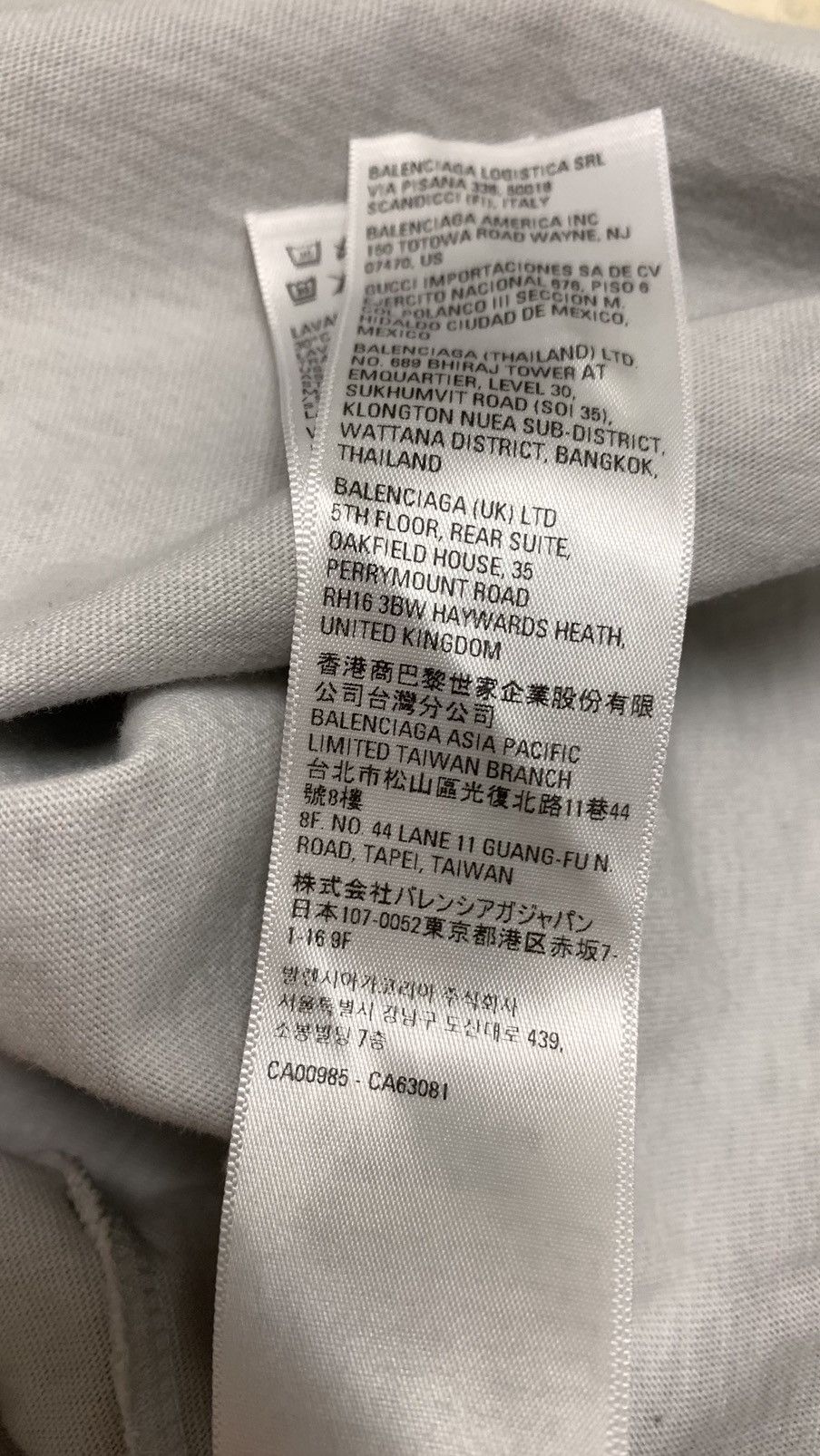 Balenciaga Balenciaga metal LS tee Size US XXL / EU 58 / 5 - 20 Thumbnail