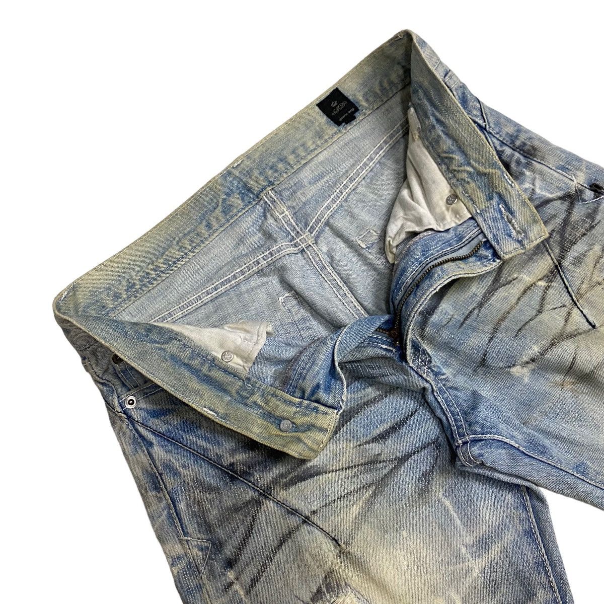 Japanese Brand × semanticdesign Semantic Design Punk style distressed denim Size US 30 / EU 46 - 7 Thumbnail