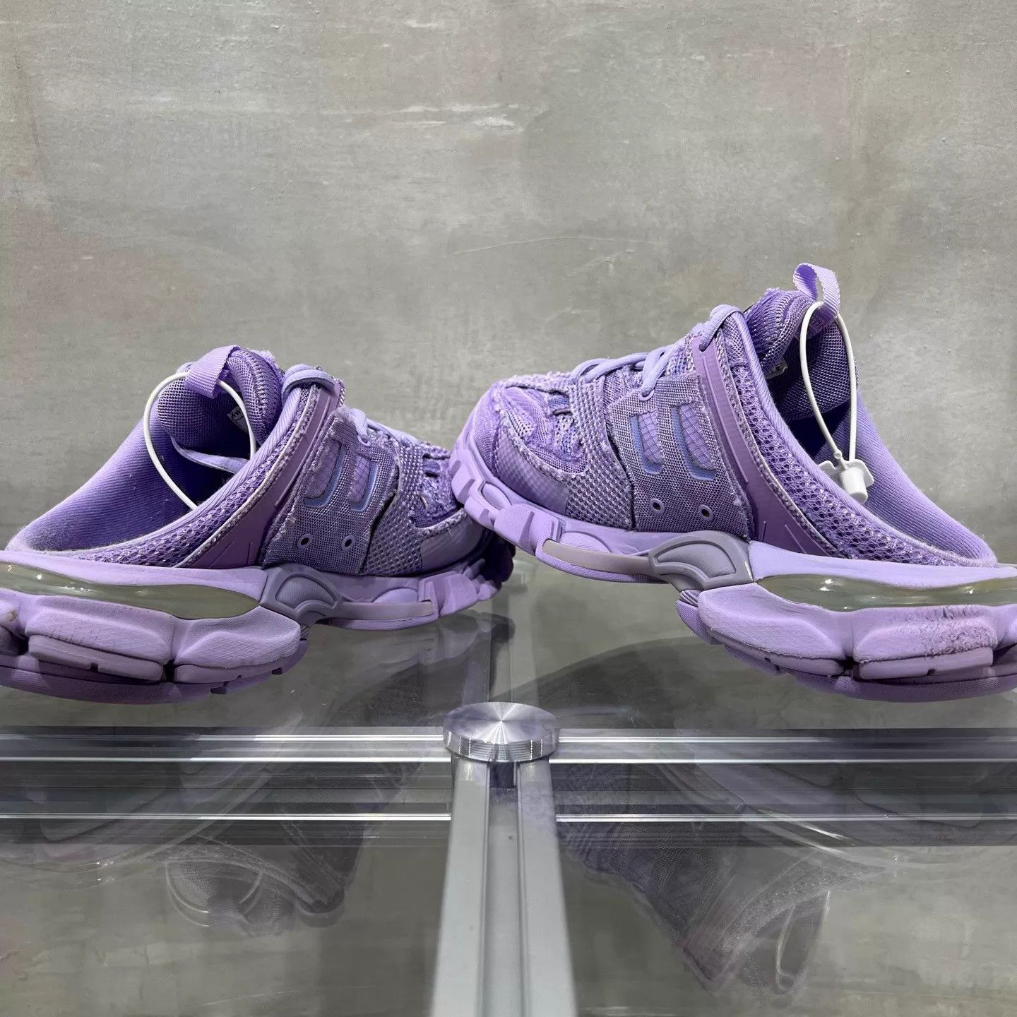 Balenciaga Balenciaga Women's TRACK Lavender Slide 37 YH25185 Size US 7 / IT 37 - 5 Thumbnail