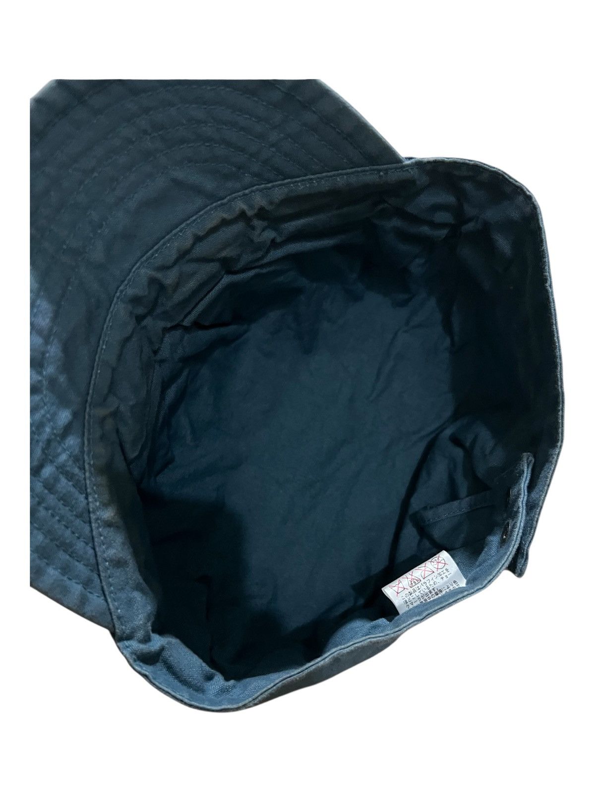 Garment Reproduction of Workers Vintage Round House Workwear Engineer Hat Cap Canvas Cotton Size ONE SIZE - 5 Thumbnail