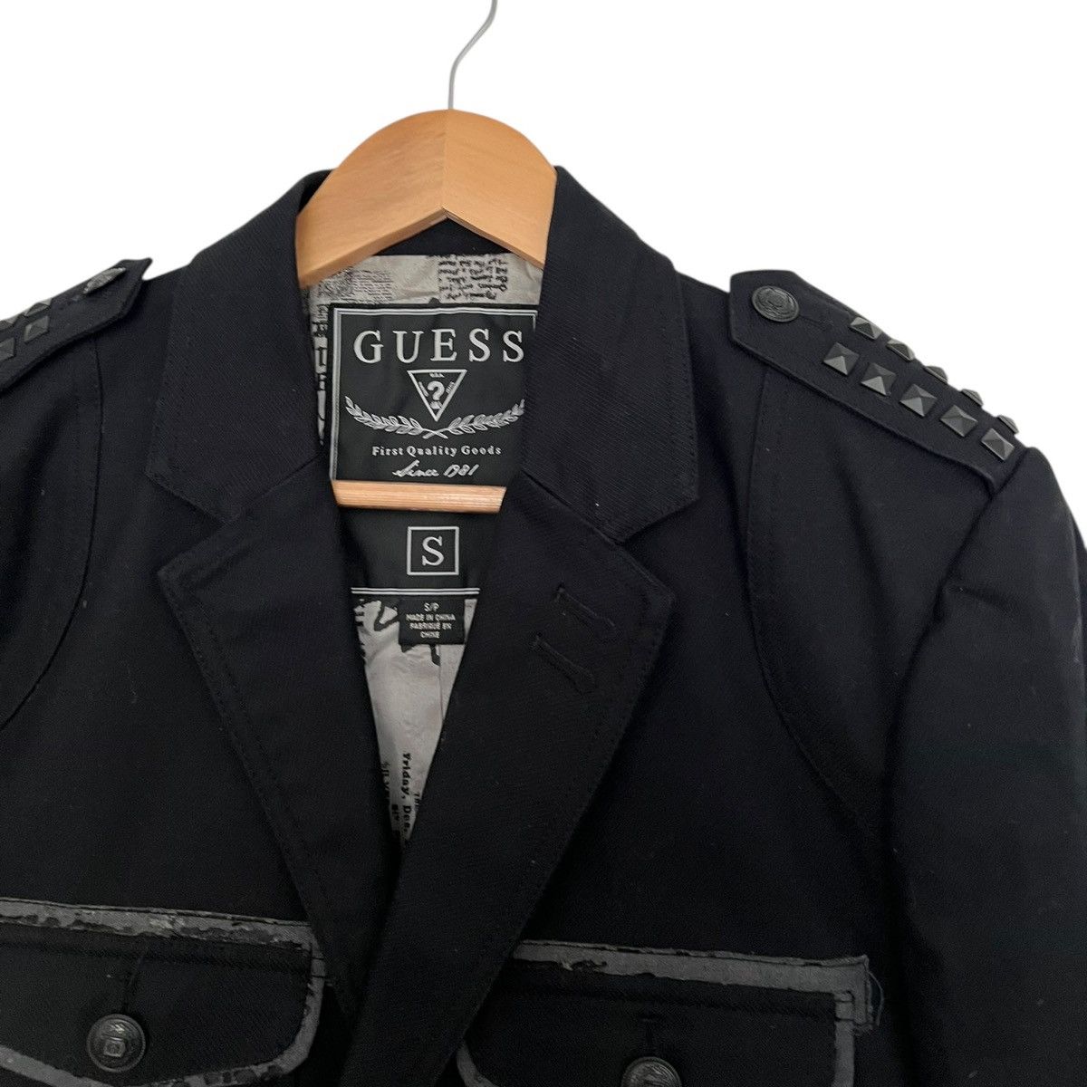 Guess Guess military stud blazer jacket Size US M / EU 48-50 / 2 - 2 Thumbnail