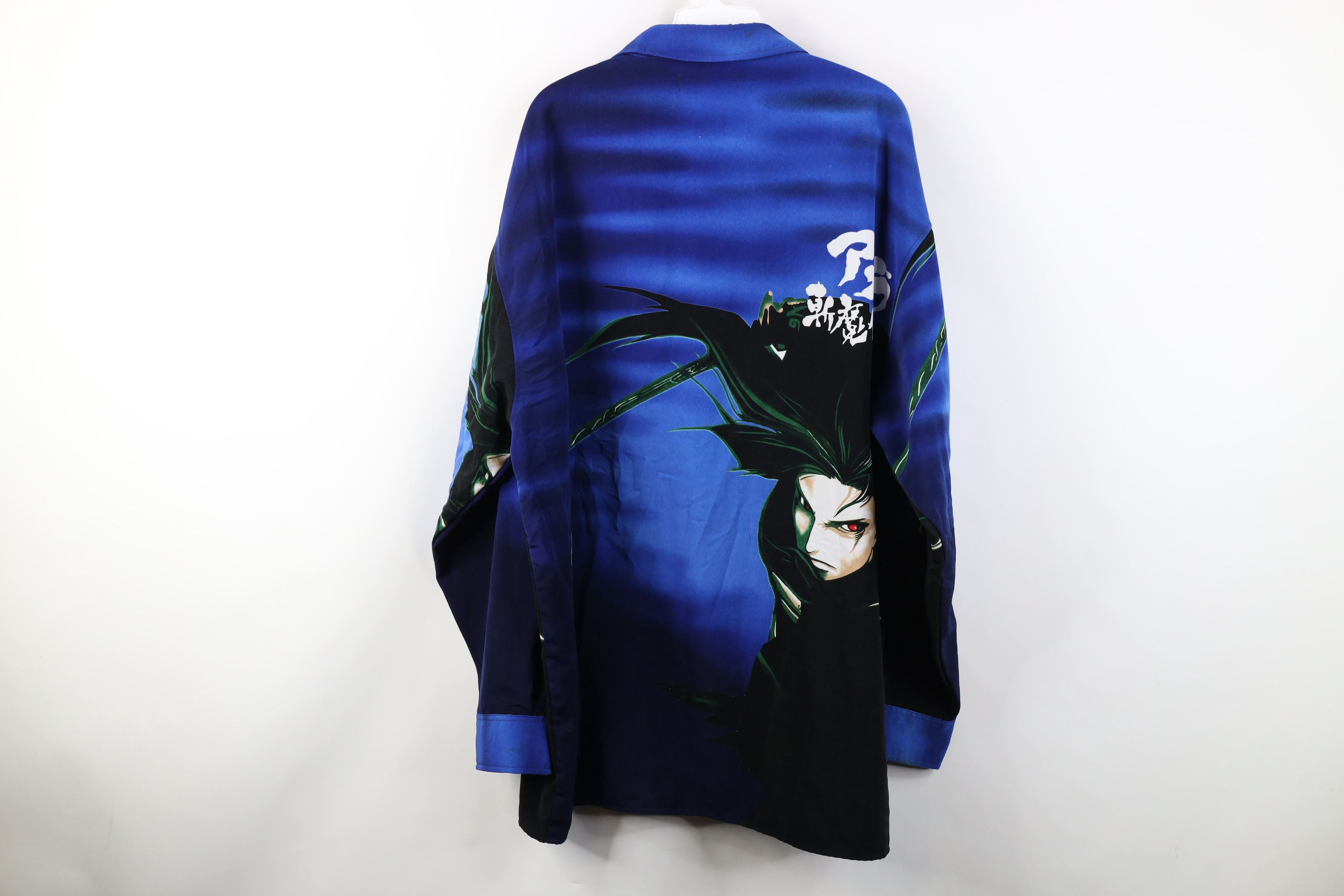 Vintage Vintage 90s Y2K Japan Samurai Warrior All Over Print Shirt Size US XL / EU 56 / 4 - 13 Thumbnail