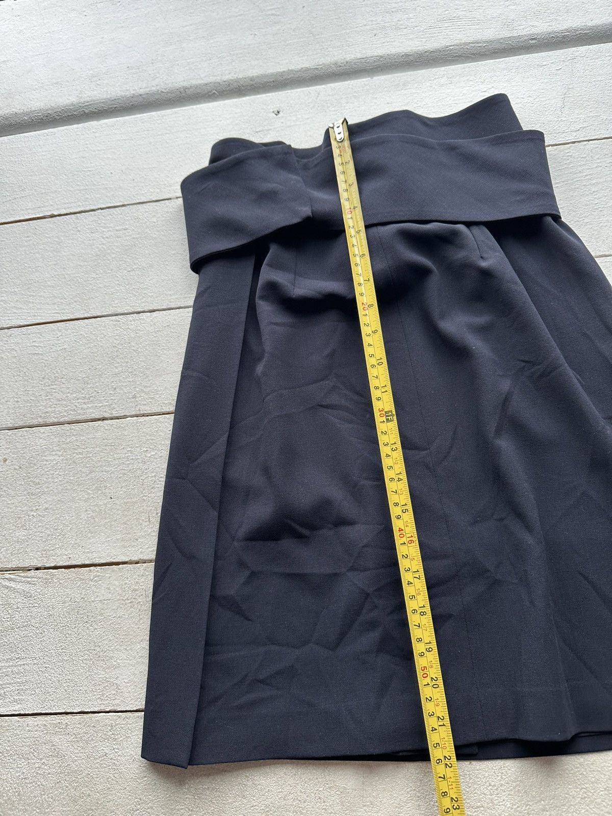 Armani 🚨 ARMANI COLLEZIONI RARE Skirt WMN dark blue Ladies LUXURY Size 27" / US 4 / IT 40 - 11 Thumbnail