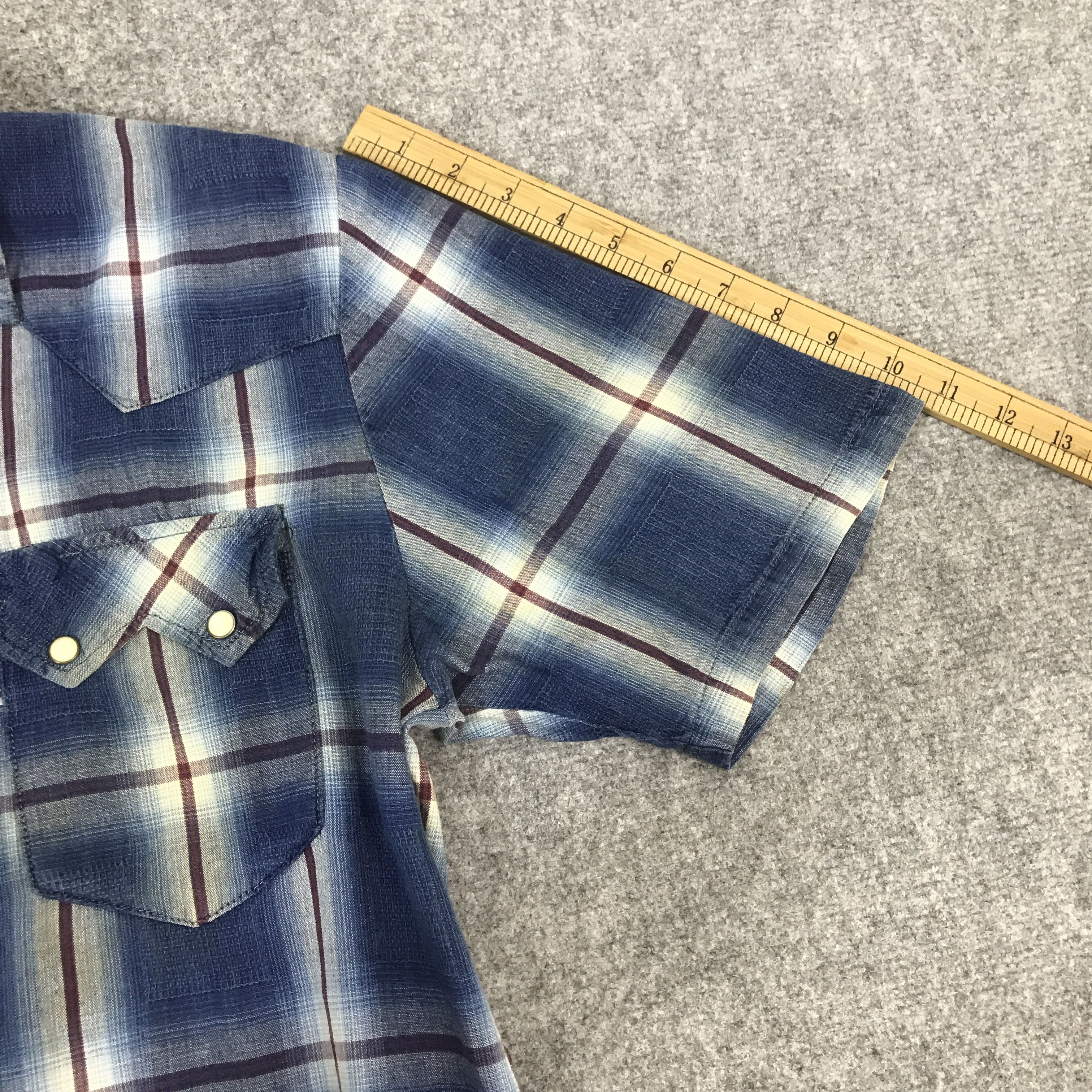Blue Blue Japan blue blue Japan Worker Button Up Shirt Size US M / EU 48-50 / 2 - 6 Thumbnail