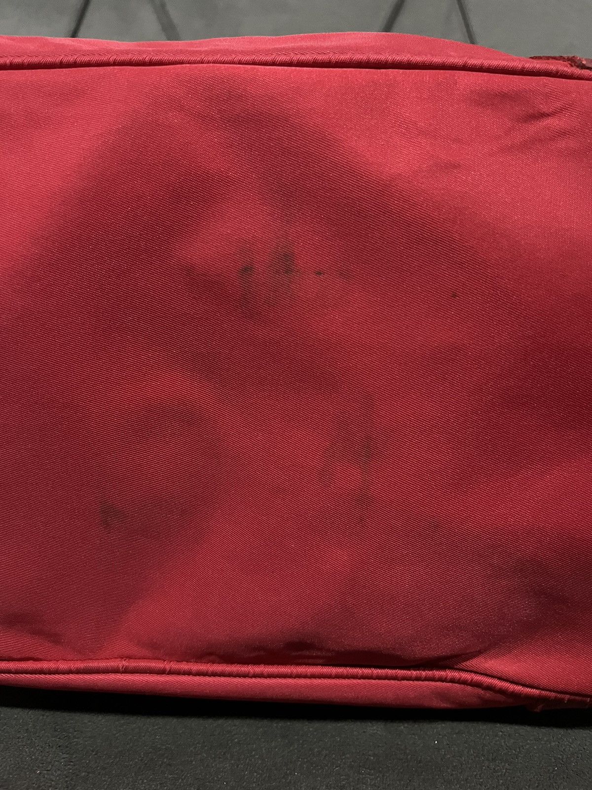 Prada Authentic Prada Tessuto Saffiano Rosso (Red) Nylon Tote Bag Size ONE SIZE - 13 Thumbnail