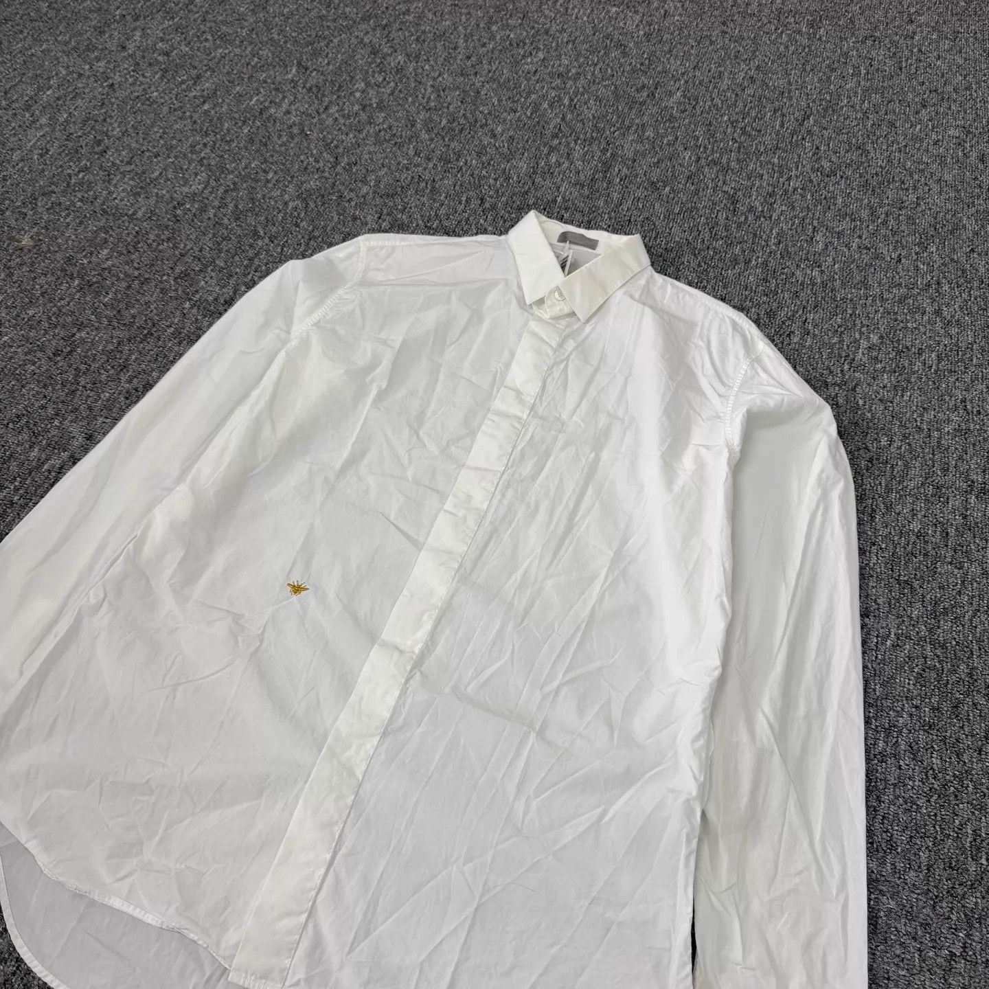 Dior Dior Bee Embroidery LS Business Shirt 41 99 New Size US L / EU 52-54 / 3 - 4 Thumbnail