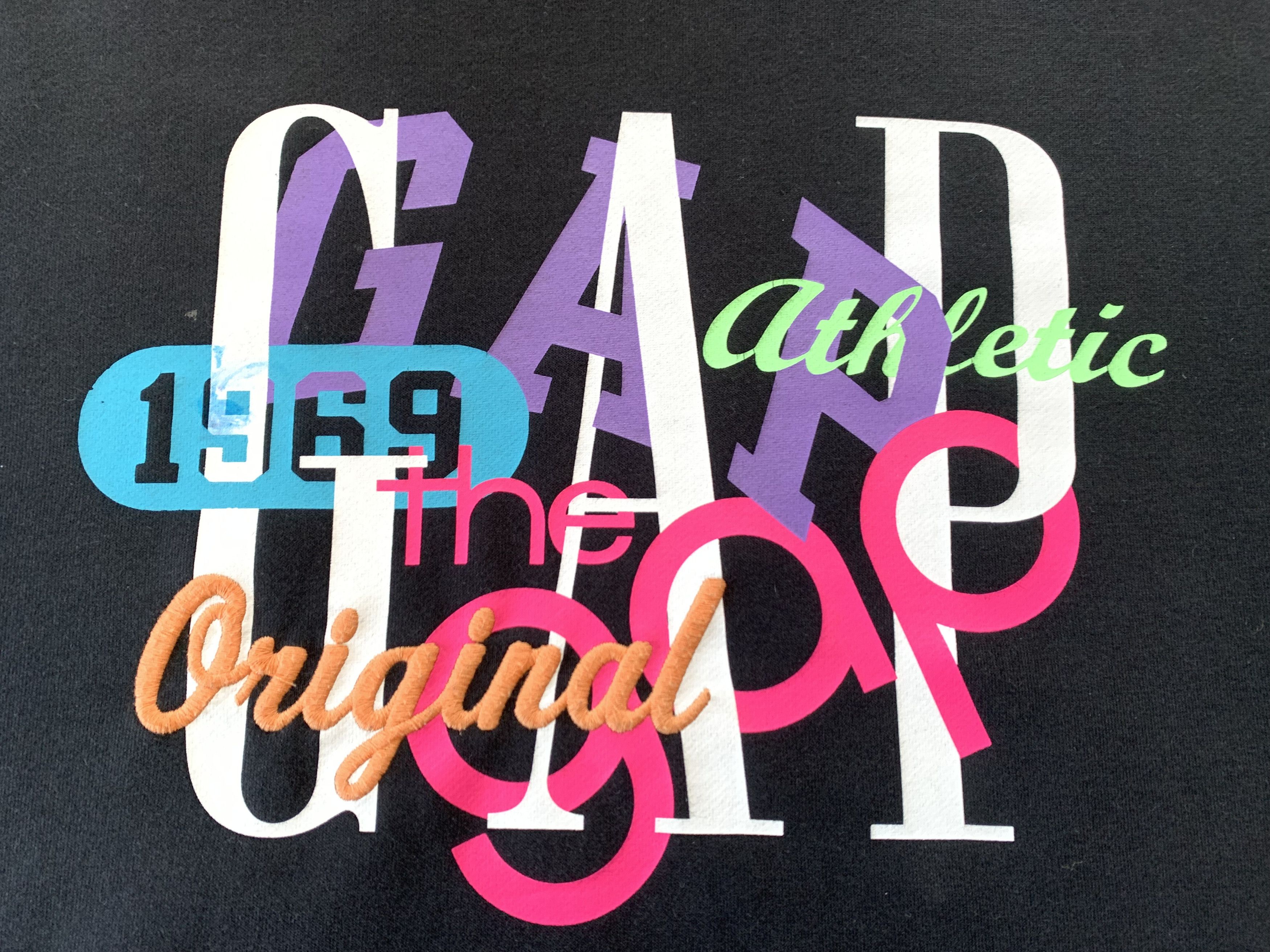 Gap Gap Black Printed Sweatshirt 2022 Size US M / EU 48-50 / 2 - 5 Thumbnail