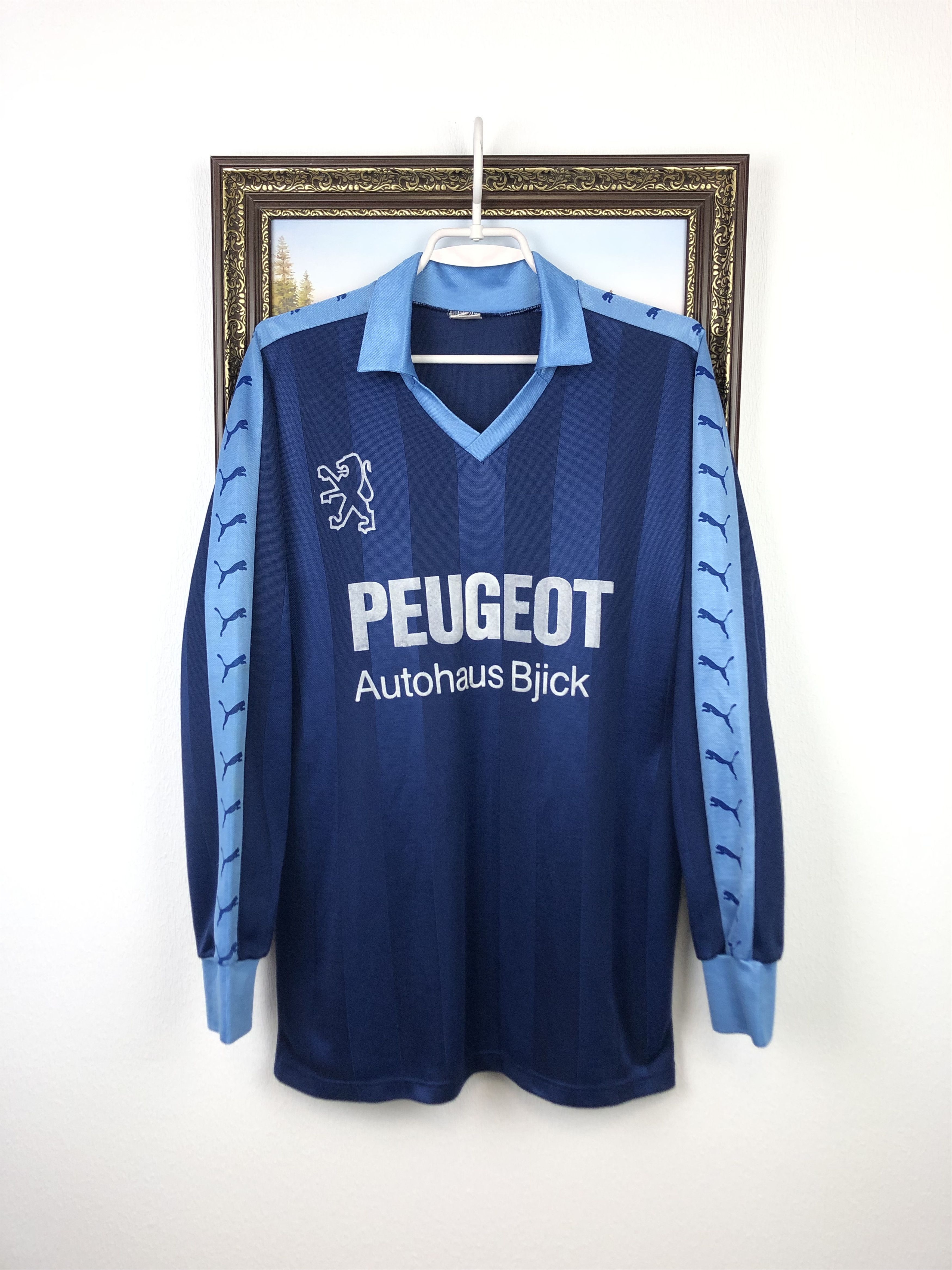Vintage Sochaux Football Shirt Soccer Jersey Match Worn Long Sleeve Size US L / EU 52-54 / 3 - 1 Thumbnail