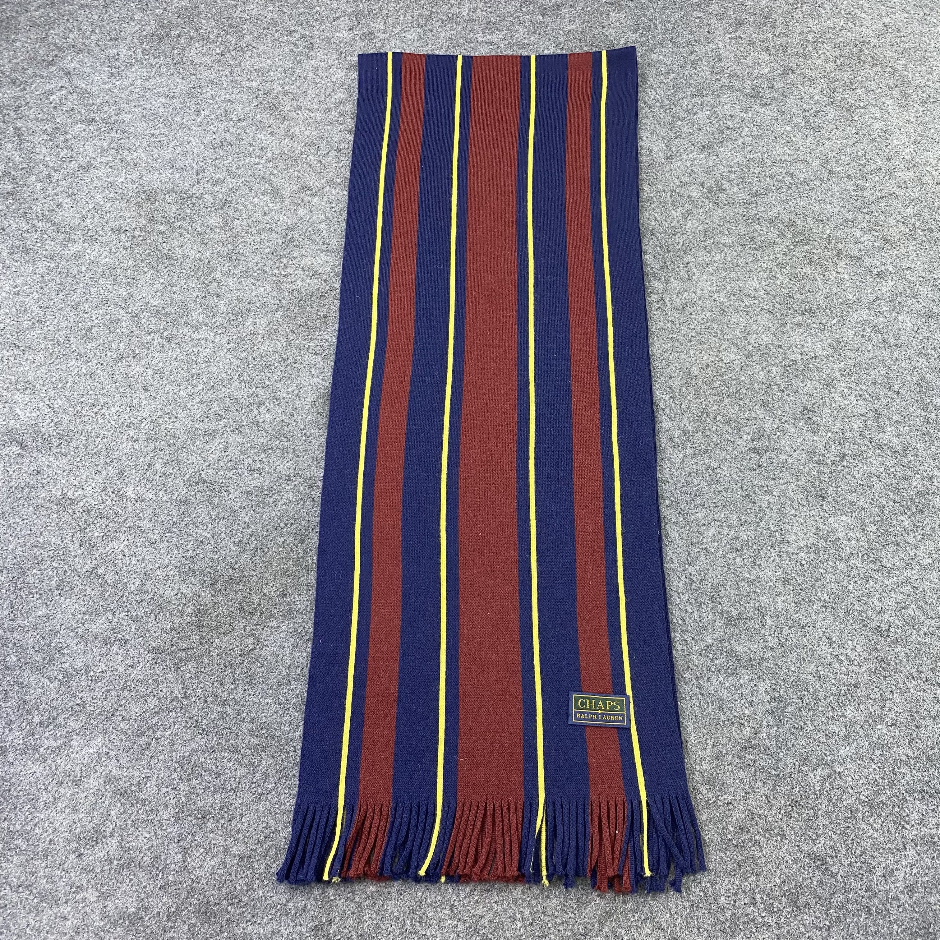 Chaps Ralph Lauren × Vintage Chaps Ralph Lauren Scarf / Muffler / Neckwear -T1555 Size ONE SIZE - 2 Thumbnail