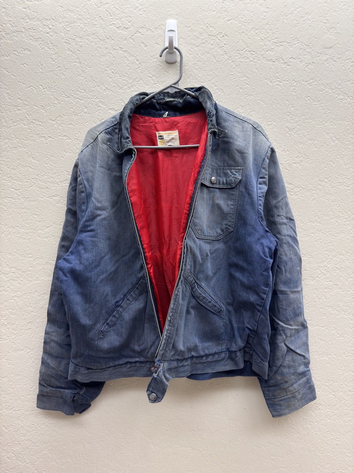 Vintage Vintage 1960’s Sears Faded Work Jacket Size US XL / EU 56 / 4 - 2 Thumbnail