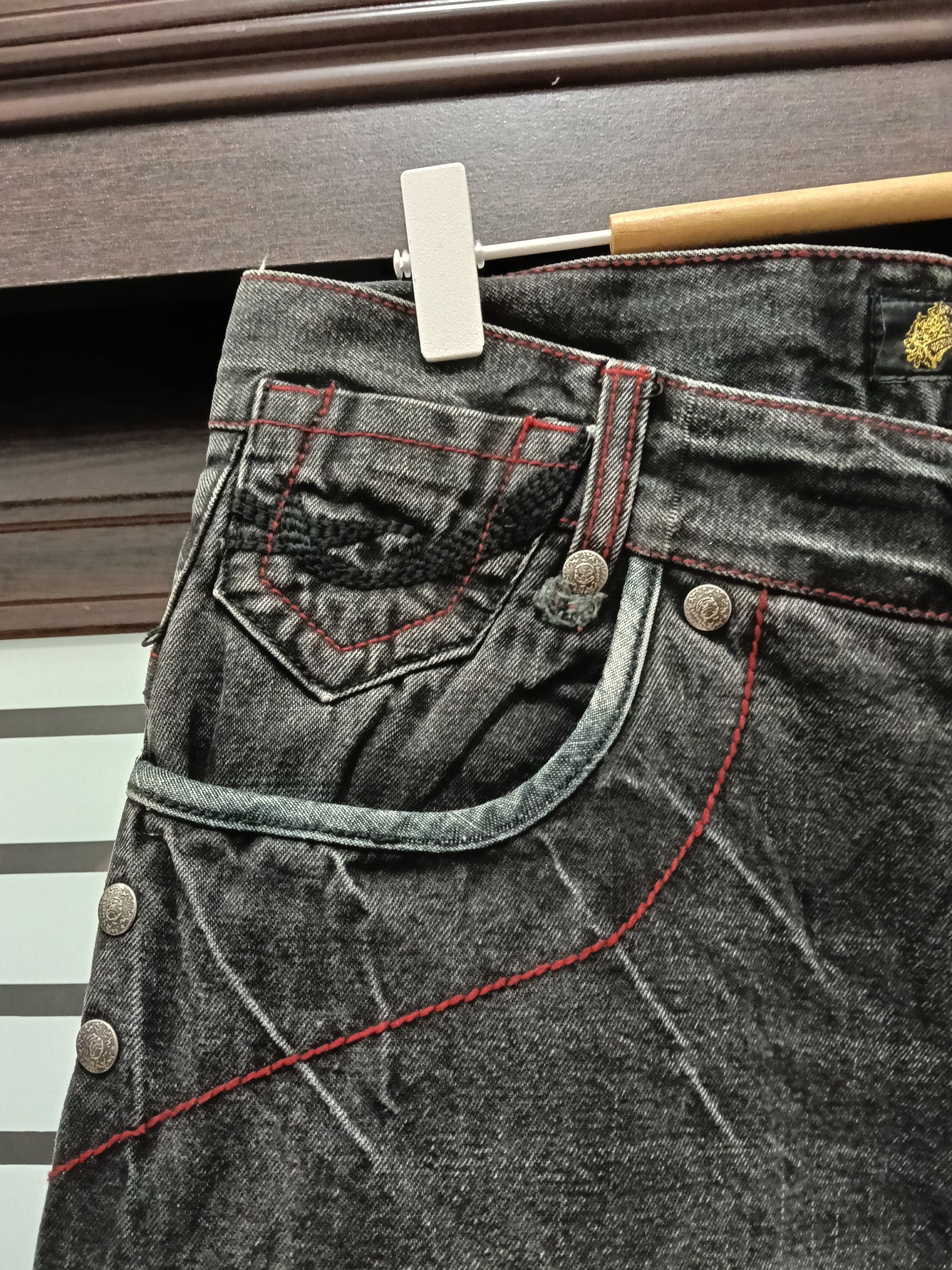 14th Addiction 💥Flared Diamond Honey Japanese Denim💥 Size US 34 / EU 50 - 6 Thumbnail