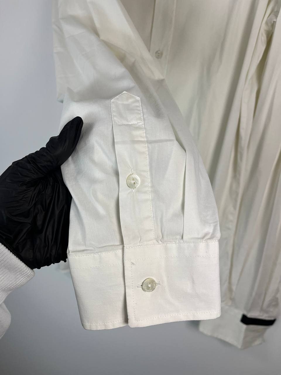 Dolce & Gabbana D&g Dolce & Gabbana White Button Up Dress Long Sleeve XL Size US XL / EU 56 / 4 - 7 Thumbnail