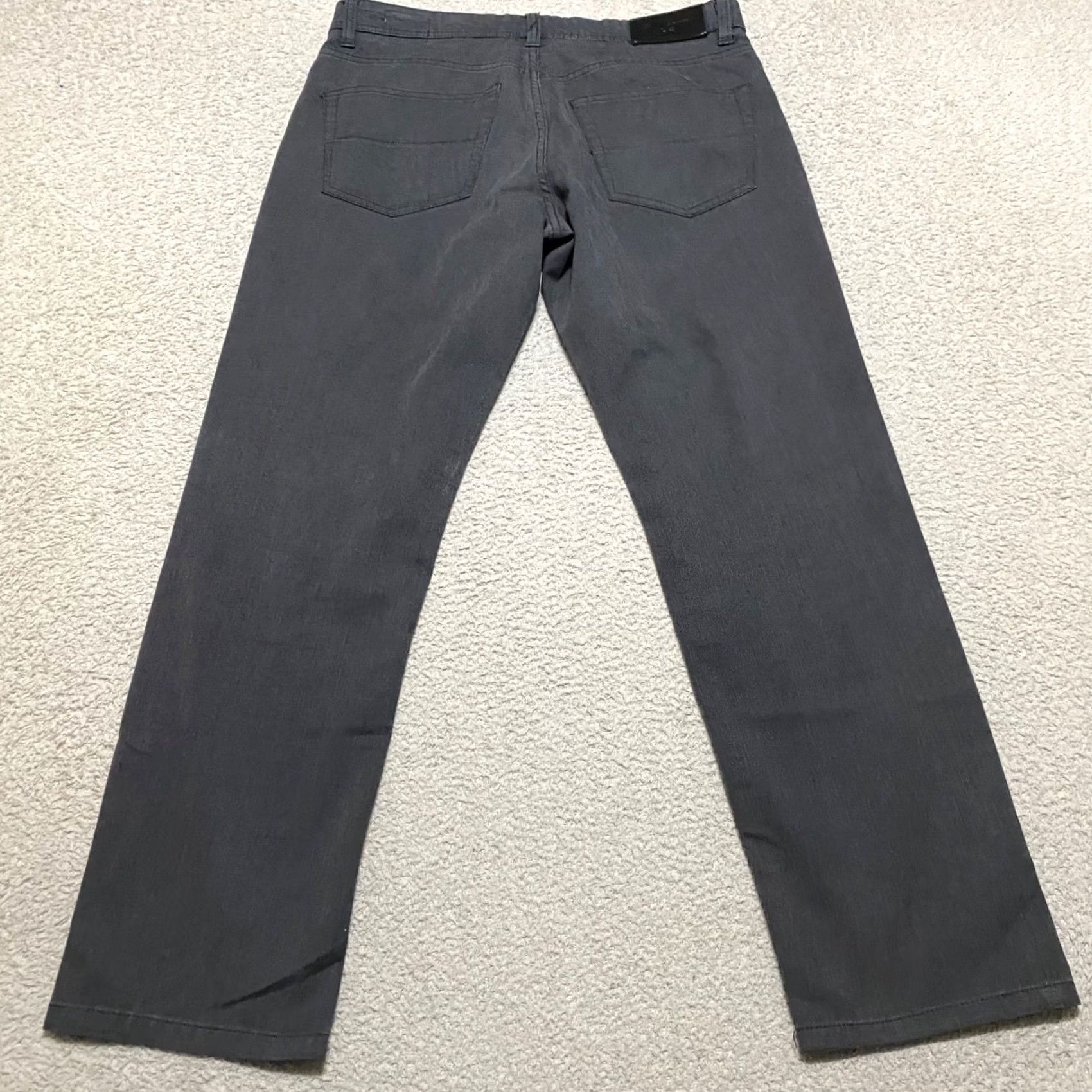 English Laundry English Laundry Jeans 32x30 Gray Straight Leg Mid Rise Medium Wash 5-Pocket Design Regular Mens Size 24" / US 00 / IT 34 - 2 Thumbnail