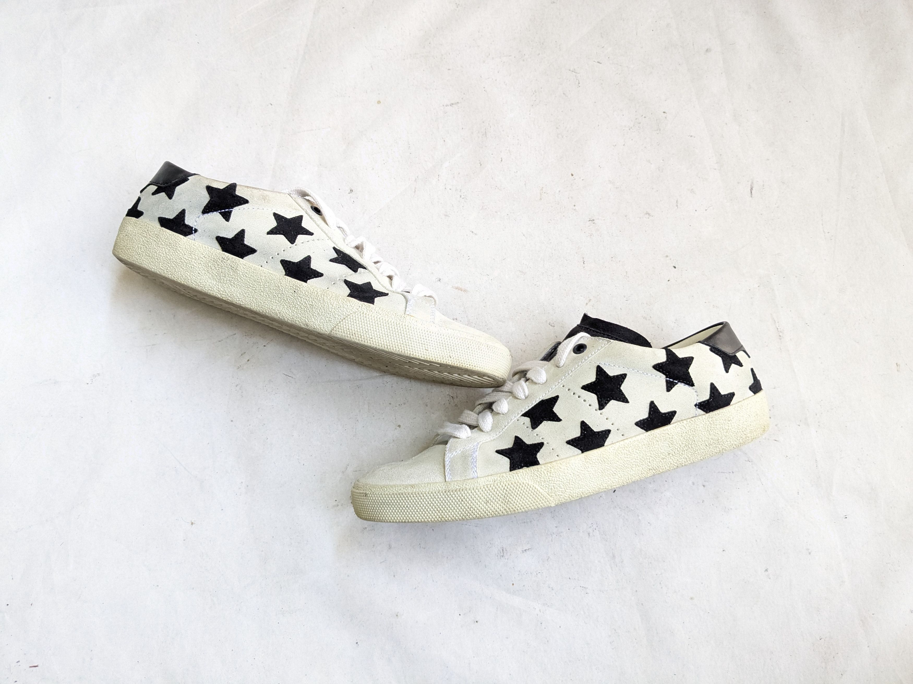 Saint Laurent Paris Saint Laurent Paris Stars 8 41 Low Rops Canvas Size US 8 / EU 41 - 4 Thumbnail