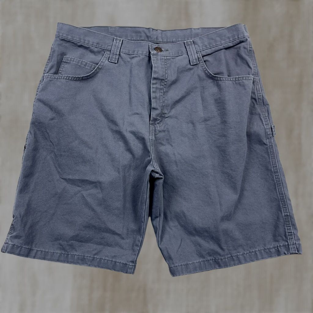 Wrangler VINTAGE Wrangler Shorts Men 38 Carpenter Baggy Gray Canvas Work Wear Skate Bermuda Casual 90s Hip Hop Grunge Rockabilly Classic Mens Size US 38 / EU 54 - 1 Thumbnail